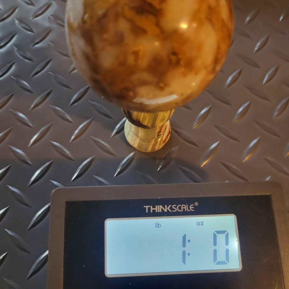 Jasper Sphere With Banded Onyx Stand