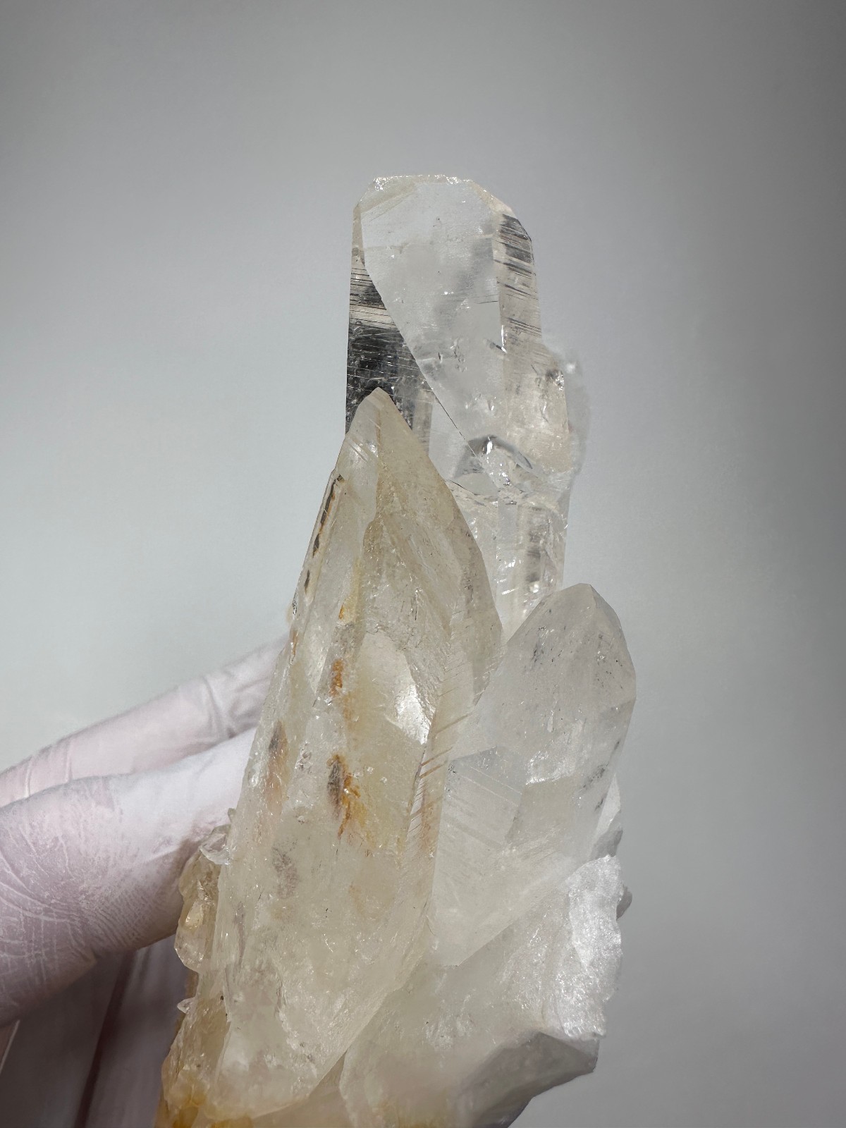 Exquisite___Large Colombian Lemurian Quartz Crystal Cluster Colombia