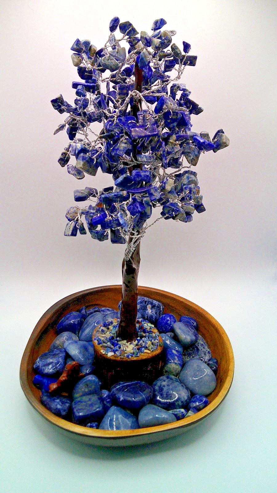 9″ Lapis Lazuli crystal tree – Feng Shui – Luck – Wealth – Positive Energy