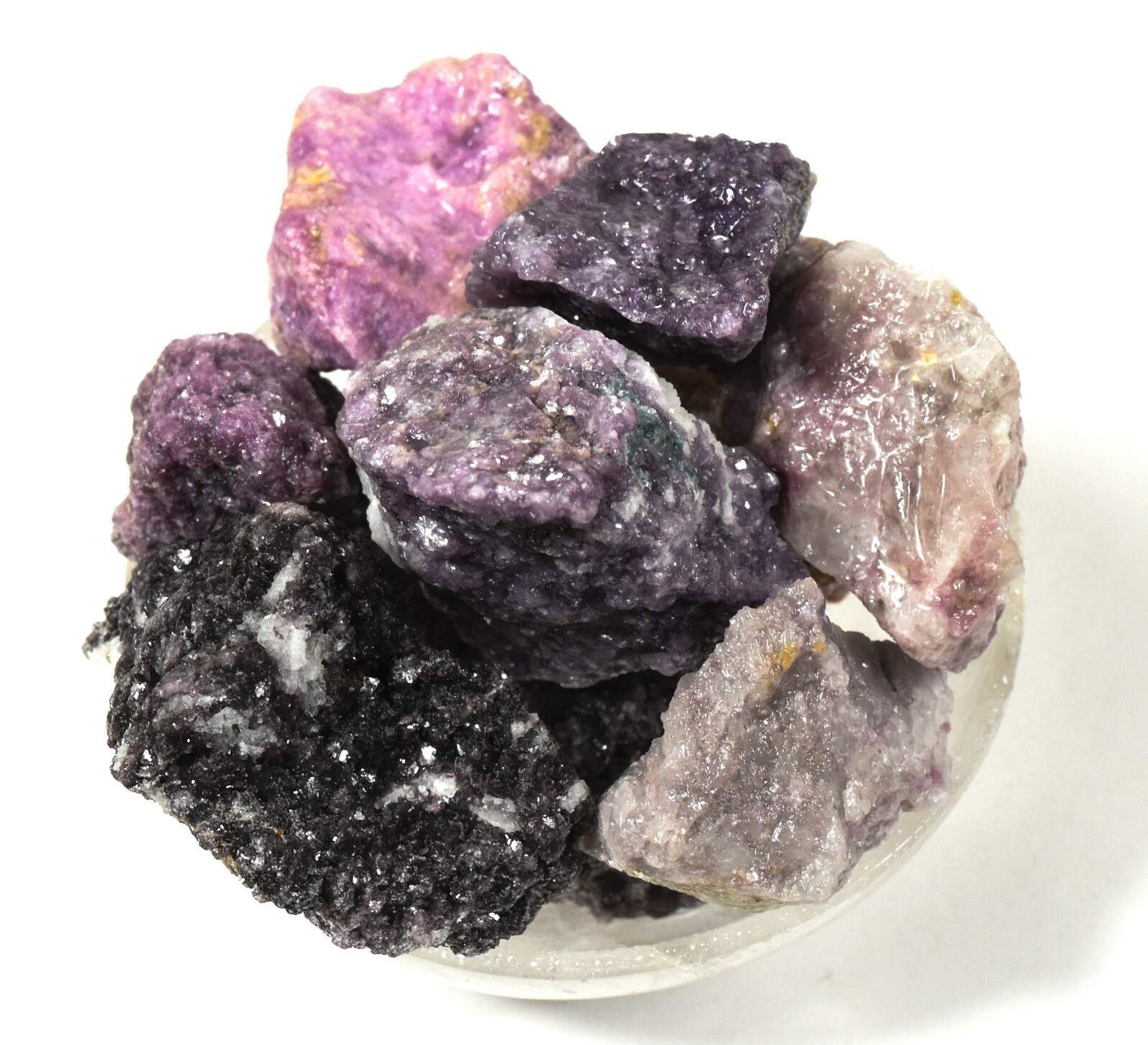8oz Purple Lilac Lepidolite Rough Natural Gemstone Crystal Mineral Raw – Brazil