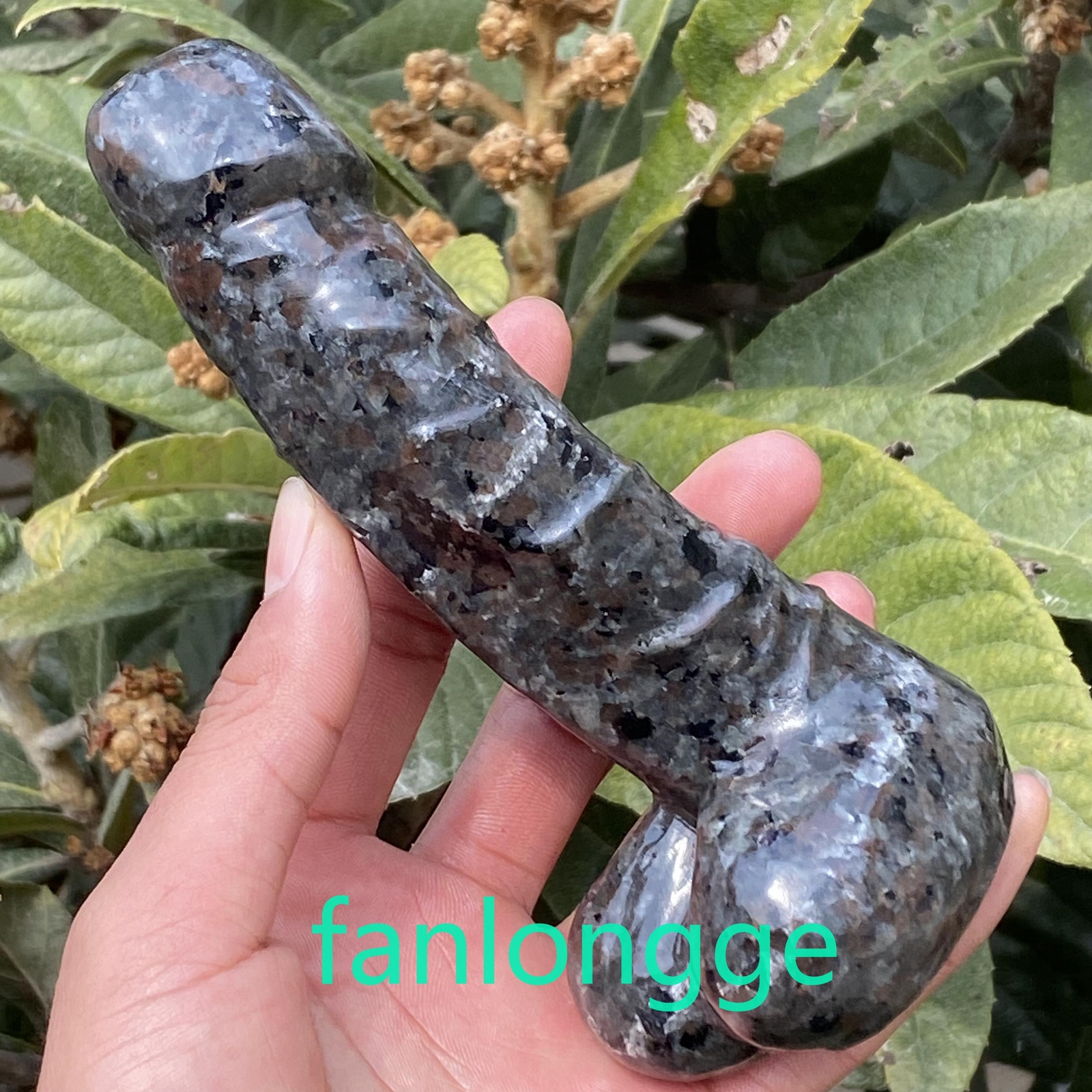 6in Wholesale Natural Yooperite male penis Quartz Crystal Carved Figurines 1pc