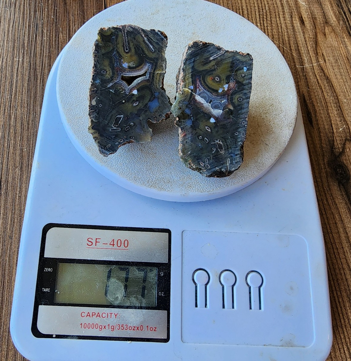 6.24 oz (177 gr) Green Agate Pair, Multi Color Agate, Agát, Akaatti, 玛瑙, Agata