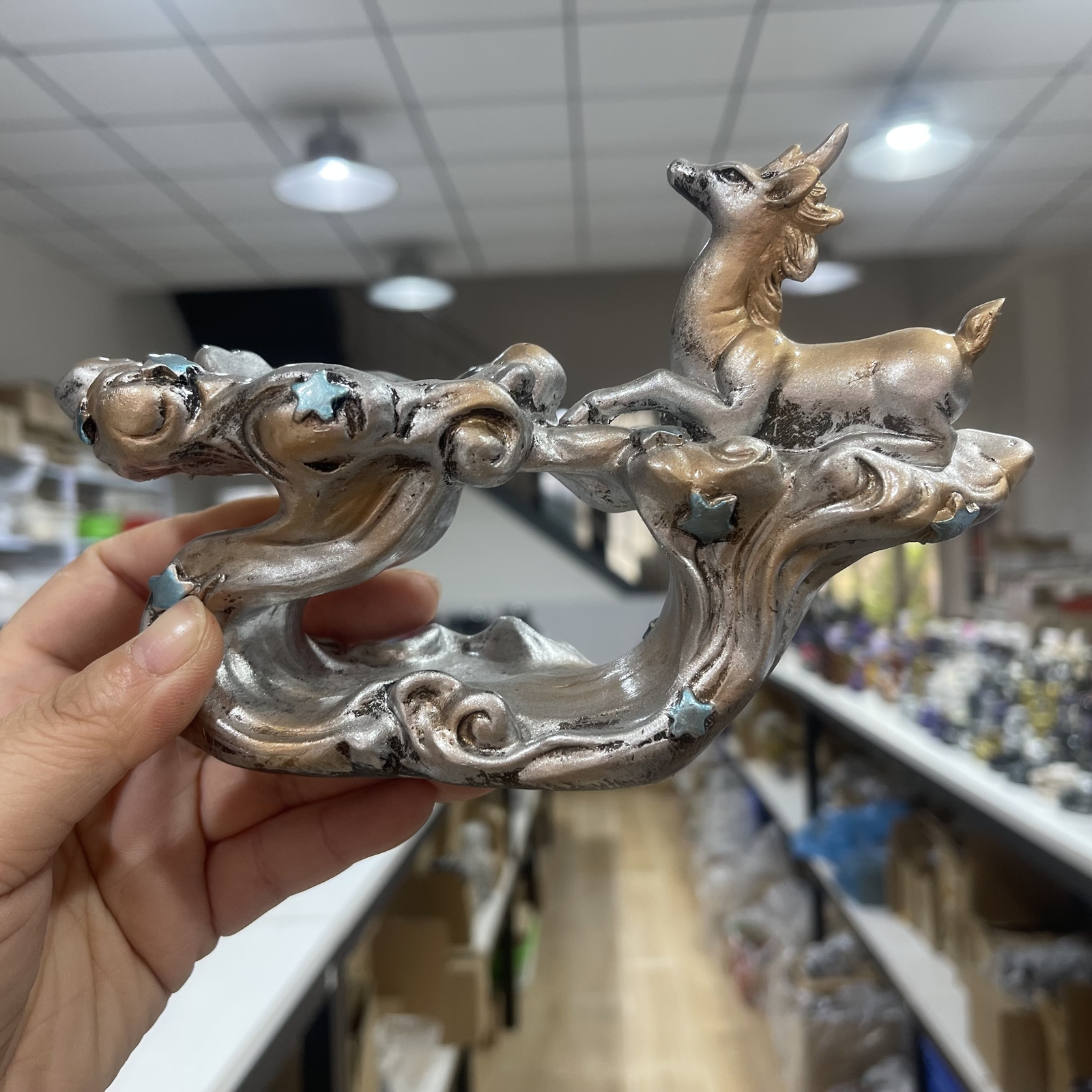 Deer Crystal Ball Stand Sphere Stand Crystal Ball Globe Holder Decor