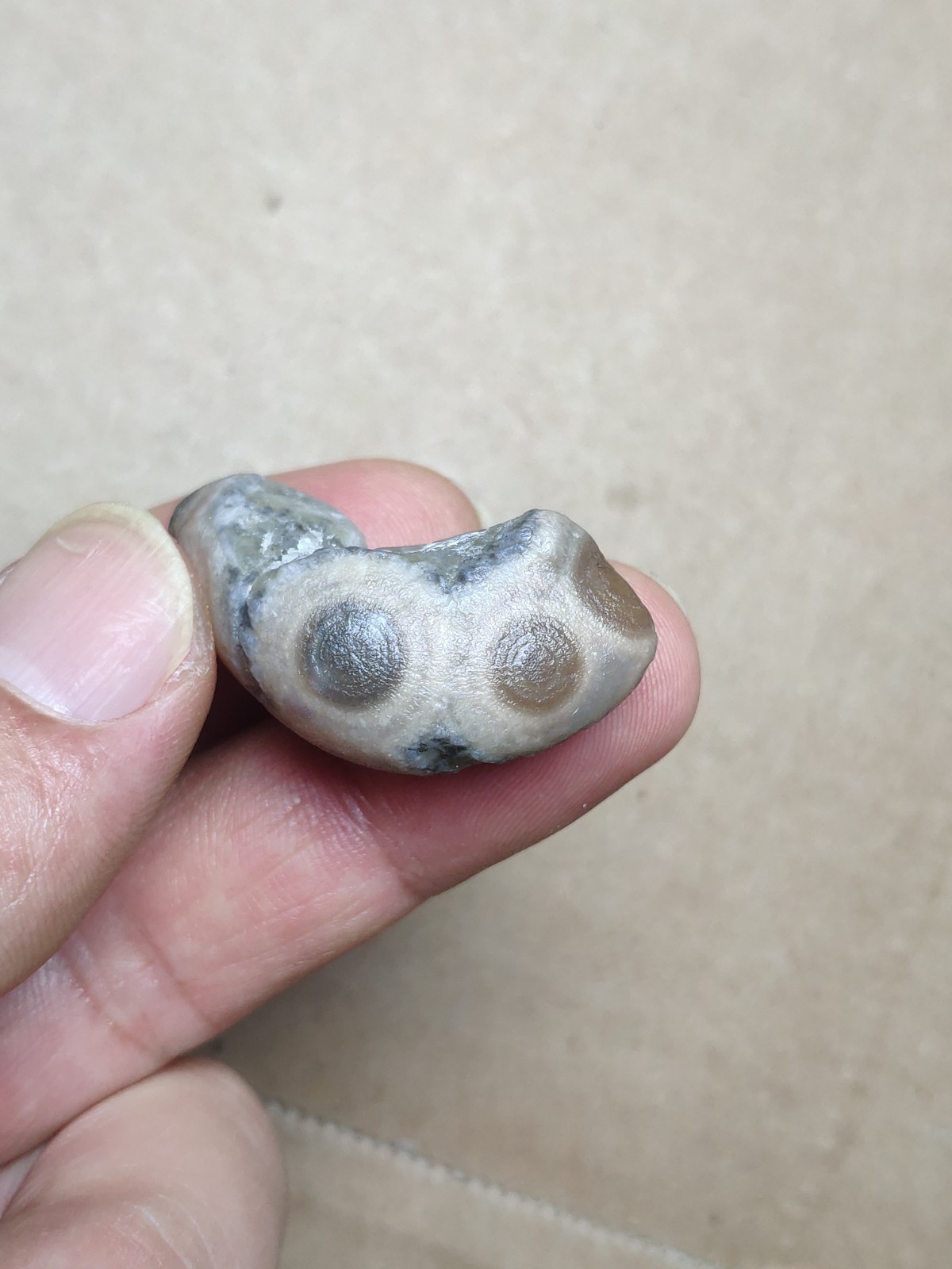 36mm Natural Gobi Agate eye agate stone collection Landscape stone