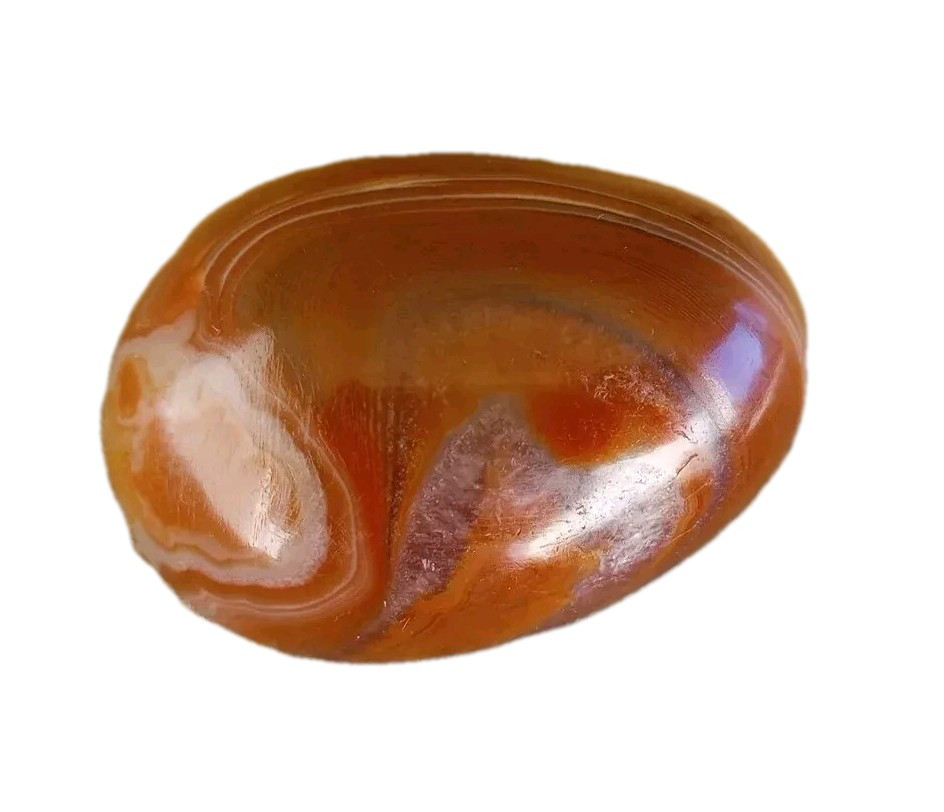 4.5oz Lake Superior Agate, Hand Carved and Polished *Top Quality*