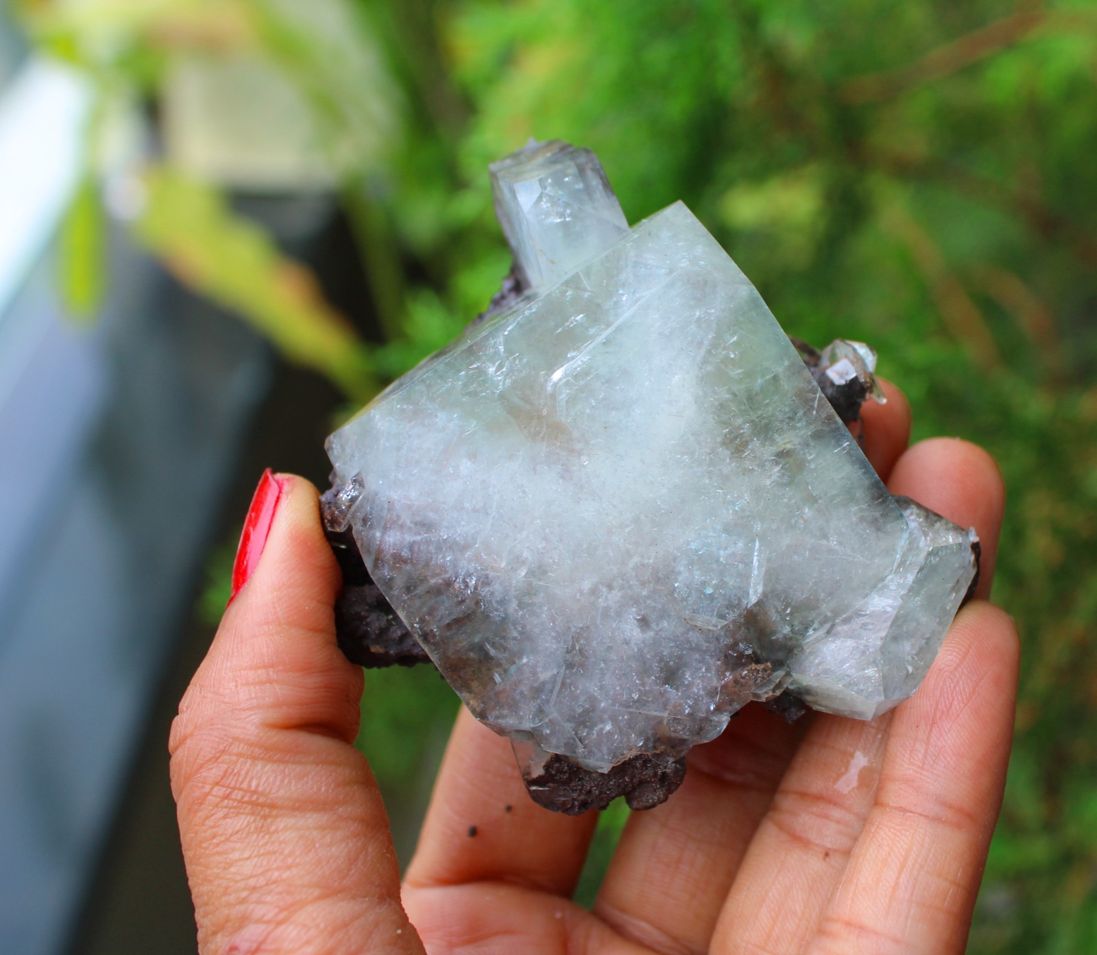 GREEN APOPHYLLITE CRYSTALS MINERALS SPECIMEN