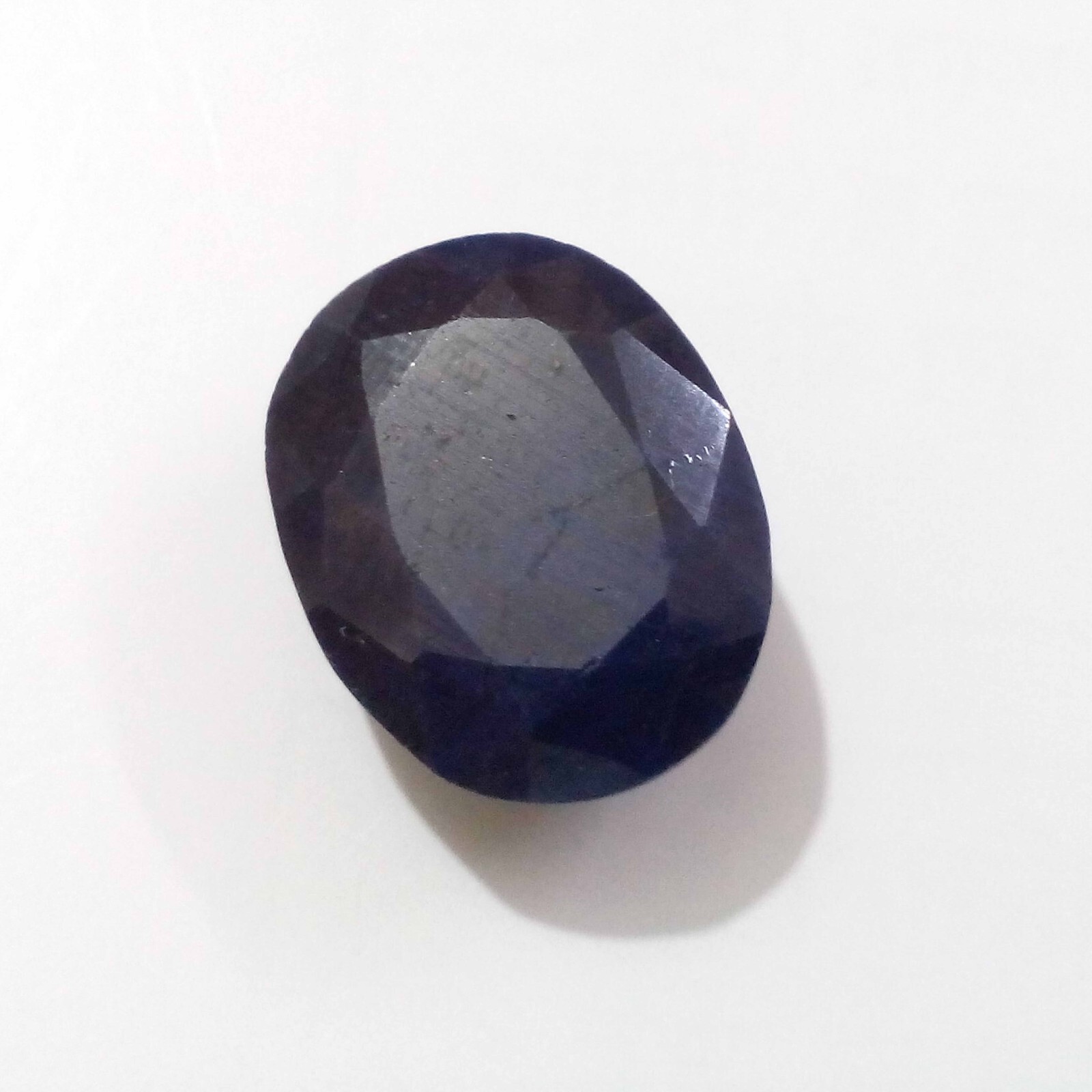 Natural AAA+Madagascar Blue Sapphire Faceted Oval Shape 15.35 Crt Loose Gemstone