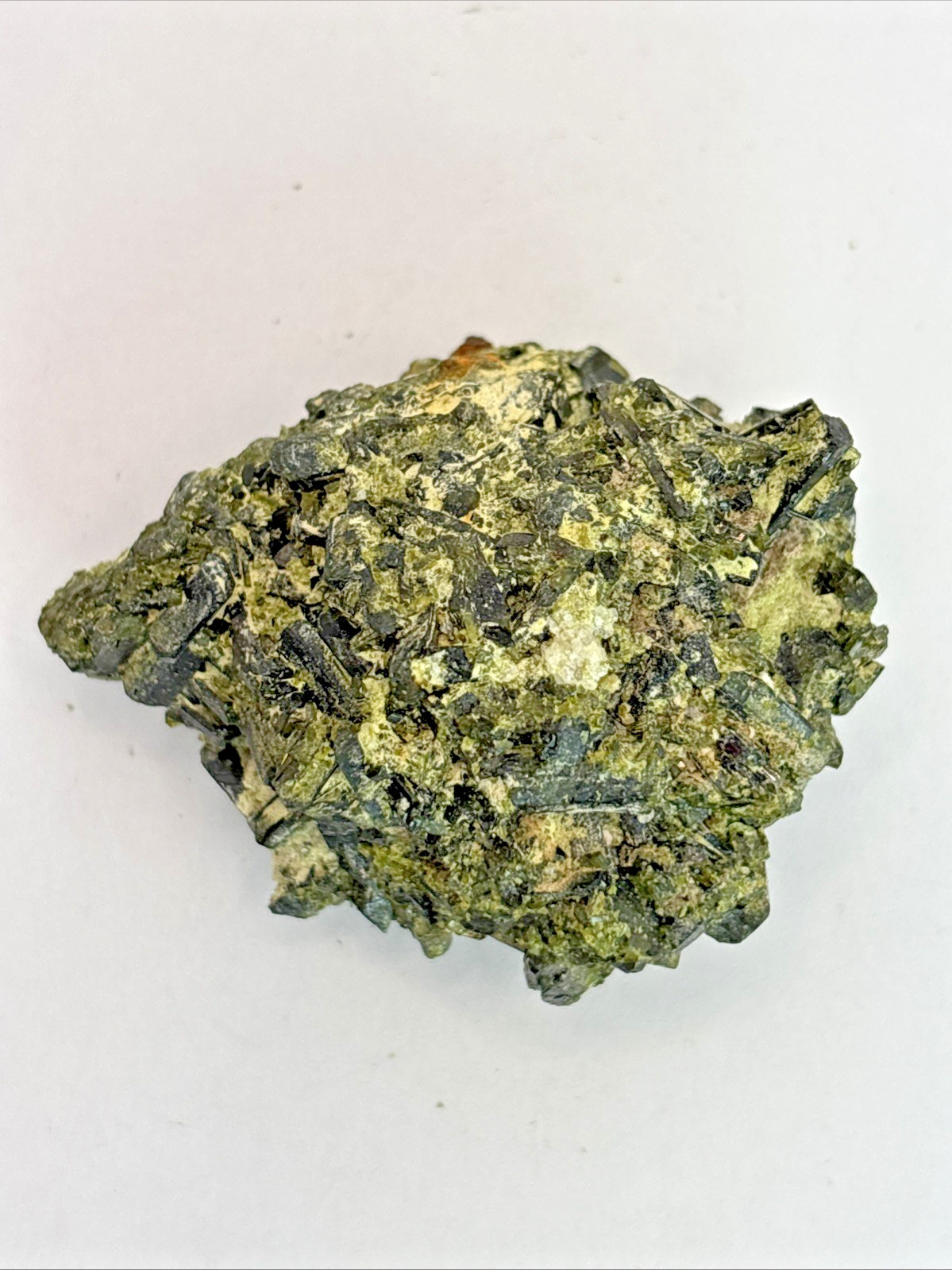 Beautiful Green Epidote Crystal Specimen 79 Grams