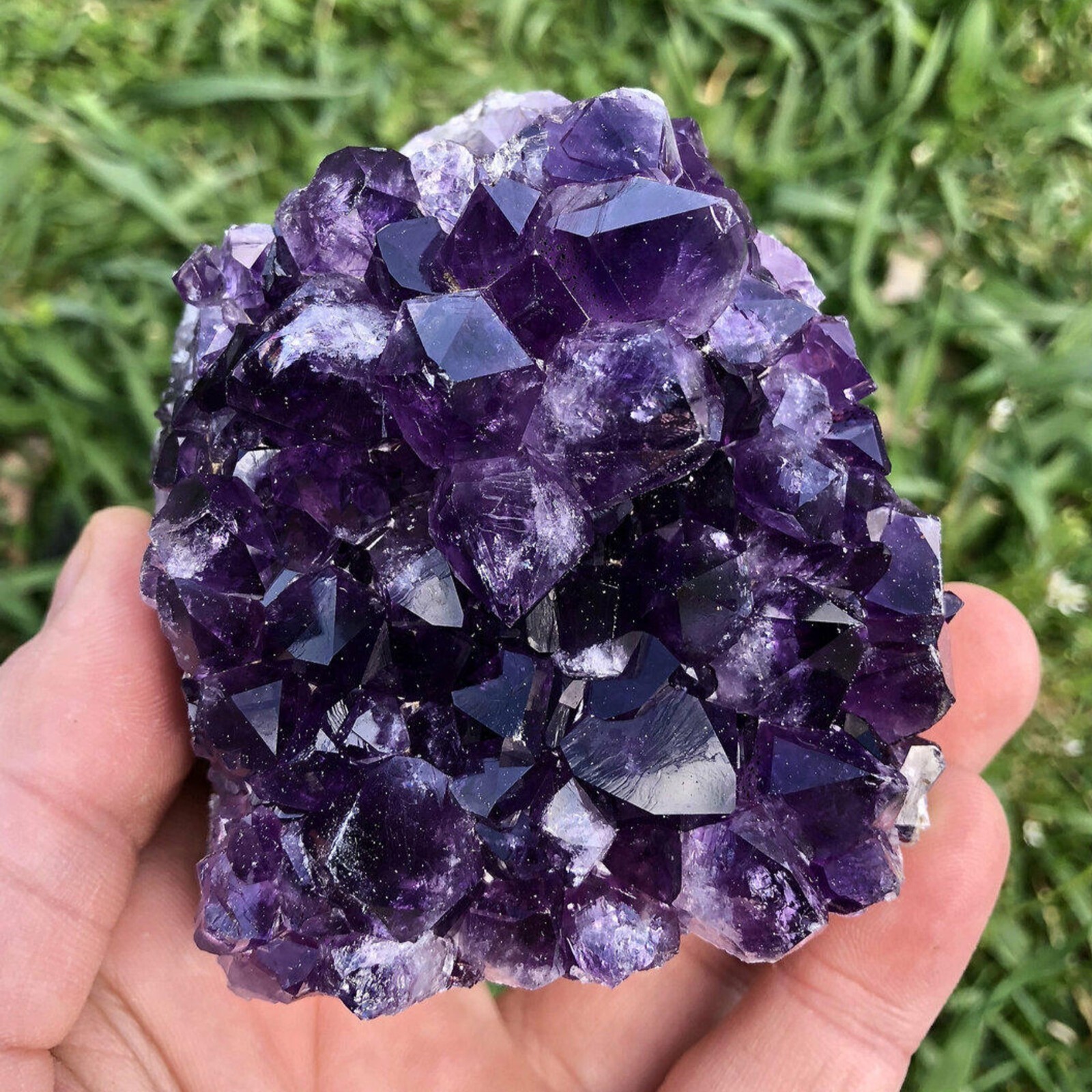 10~200g/pc Raw Amethyst Crystal Quartz Cluster Specimens Healing Reiki Ornaments