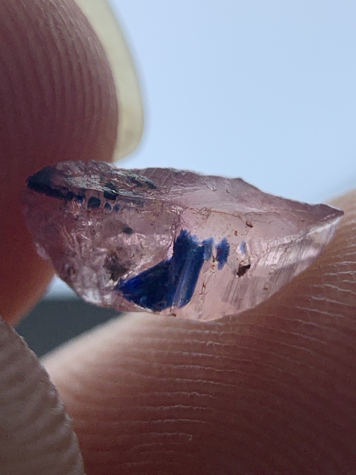 1.46 Crts Extremely Rare Stunning Facet Grade Pink & Blue Winza Sapphire @winza