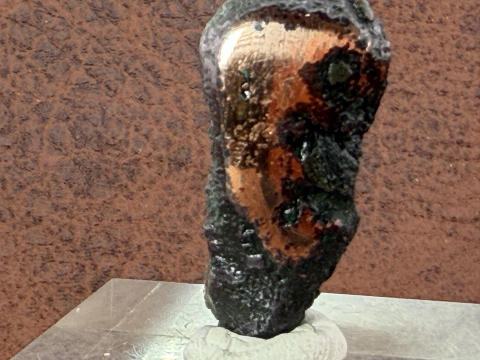 Natural Oxidized Green Glacial Float Copper with Buffed Finish, Michigan 24.9g