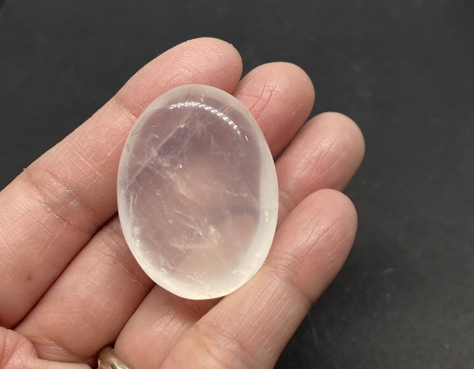 Girasol Genuine Quartz Stone from Madagascar 25g over 1 1/2in