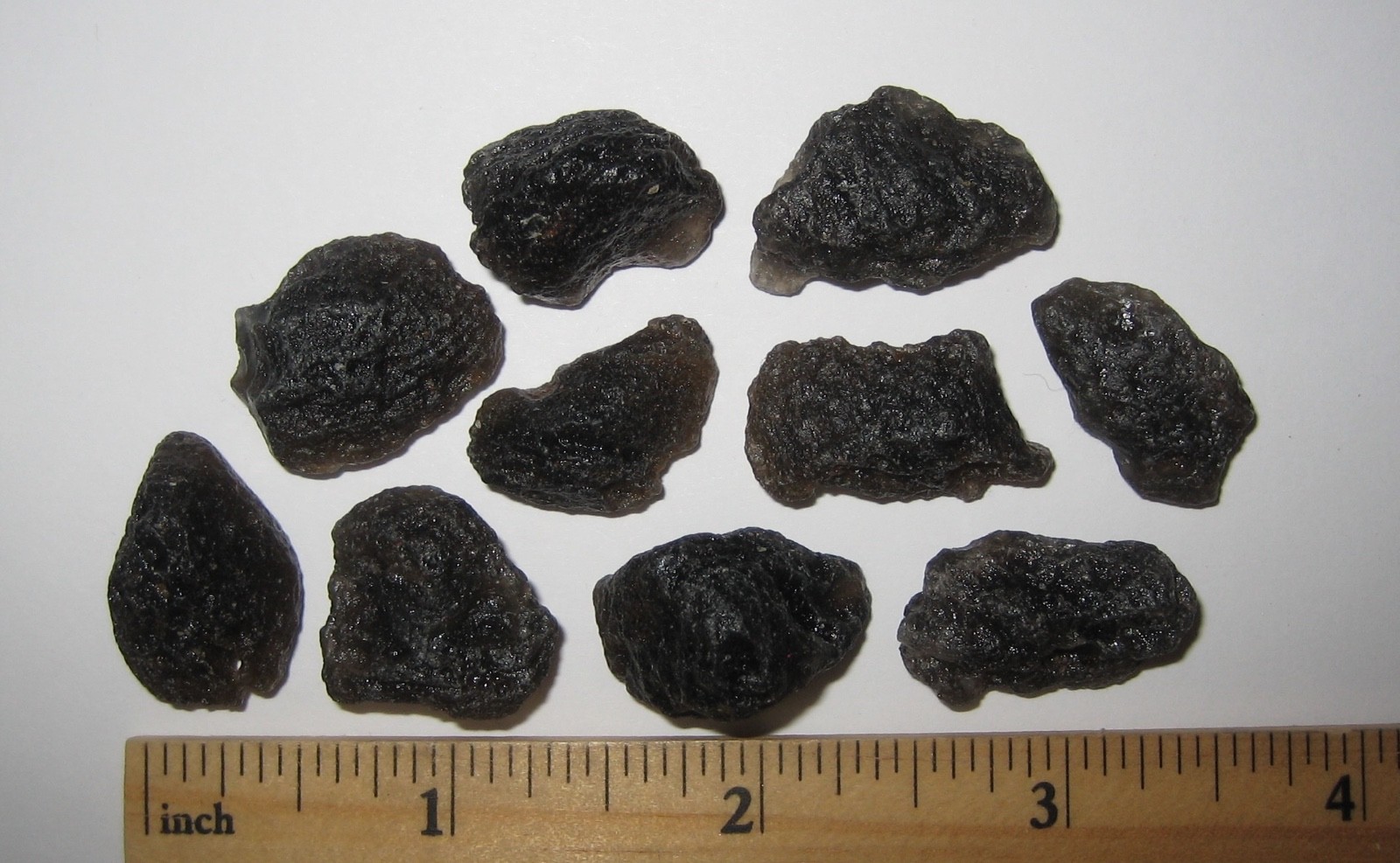 10 RARE 0.6″- 0.8″ AGNI MANI ( AGNI MANITITE ) TEKTITES INDONESIA ~ 34.8grams *3