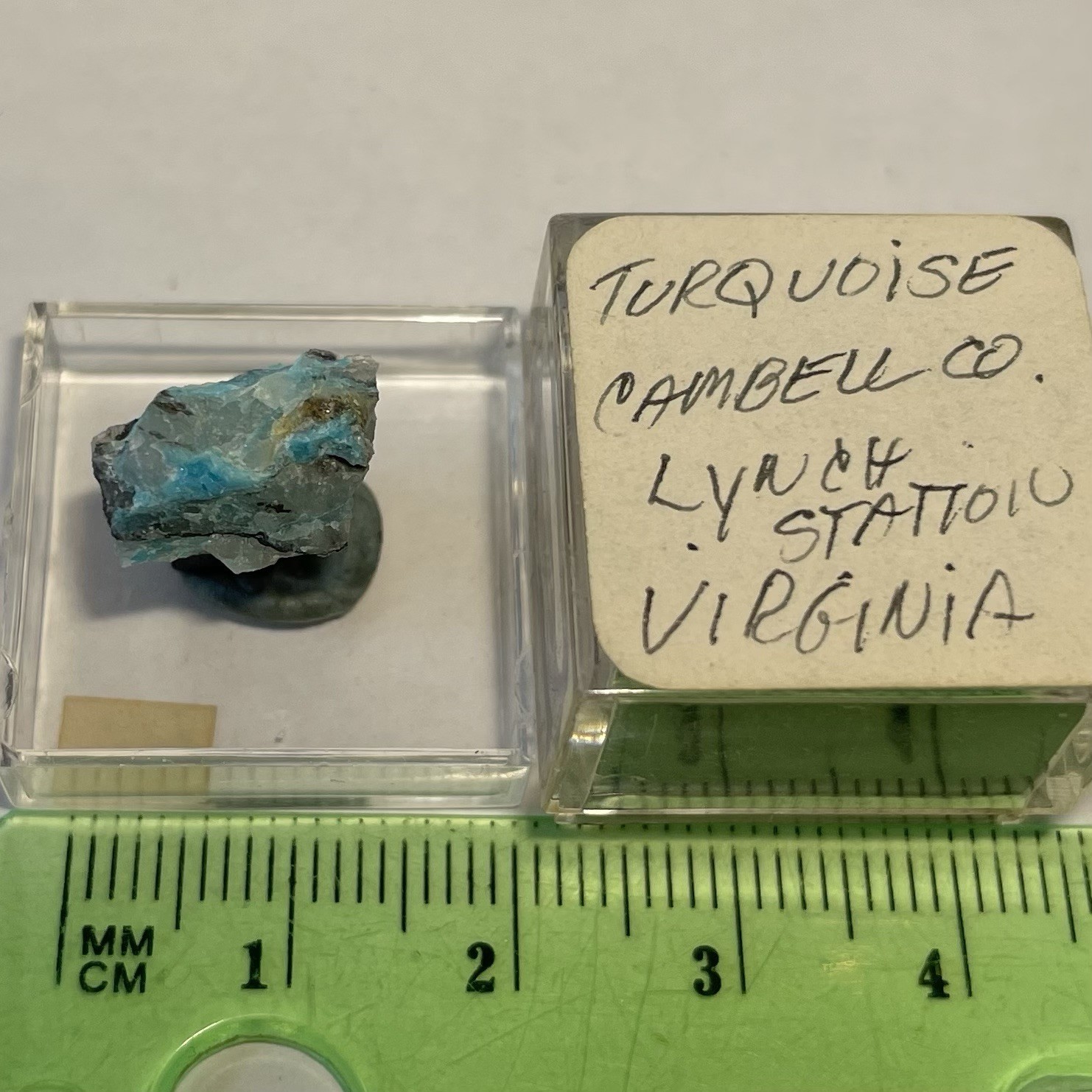 Turquoise Crystal Micro Campbell Co Lynch Station VIRGINIA USA
