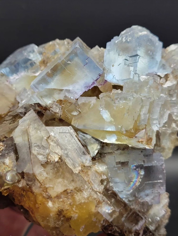 Blue Ice Large Illinois Fluorite Minerva No.1 Mine
