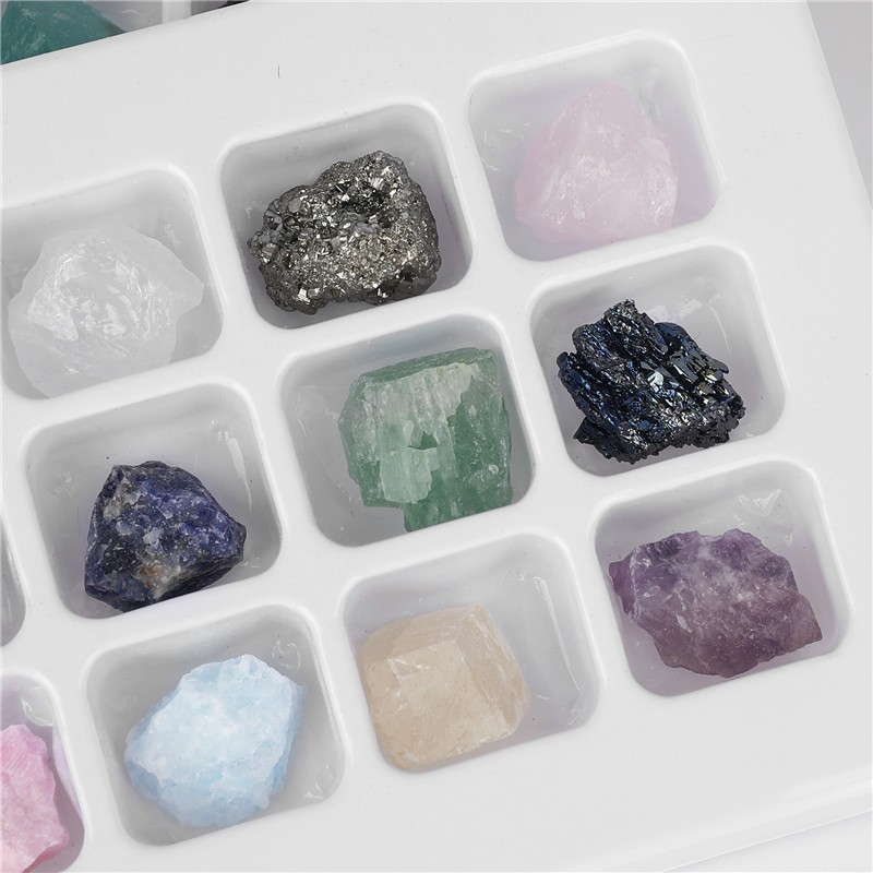 Minerals of the World 12 Pcs Natural Mineral Specimen Collection *1PCS