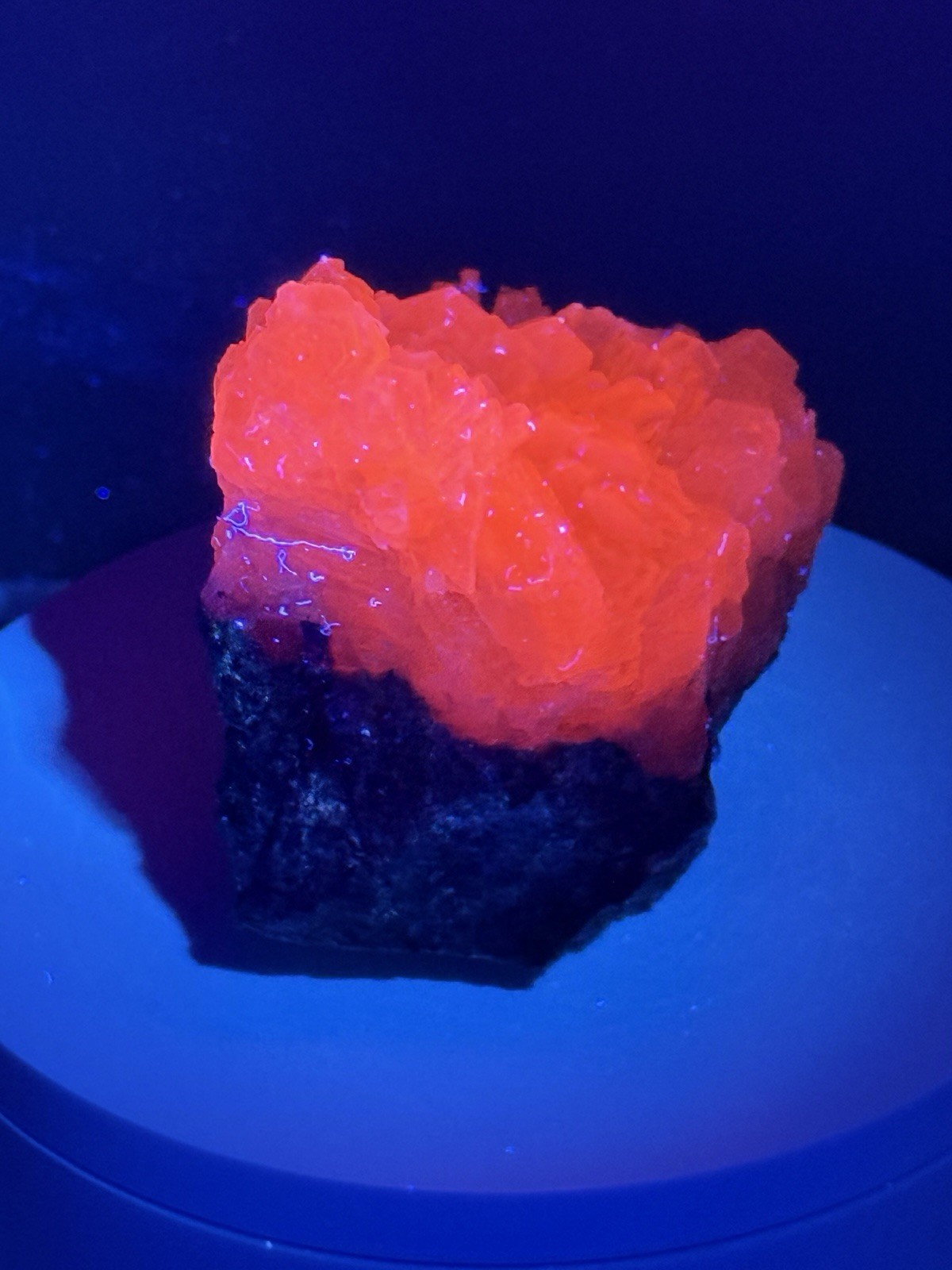 RADIANT Sandwich Calcite Fluorescent Mineral Specimen – China