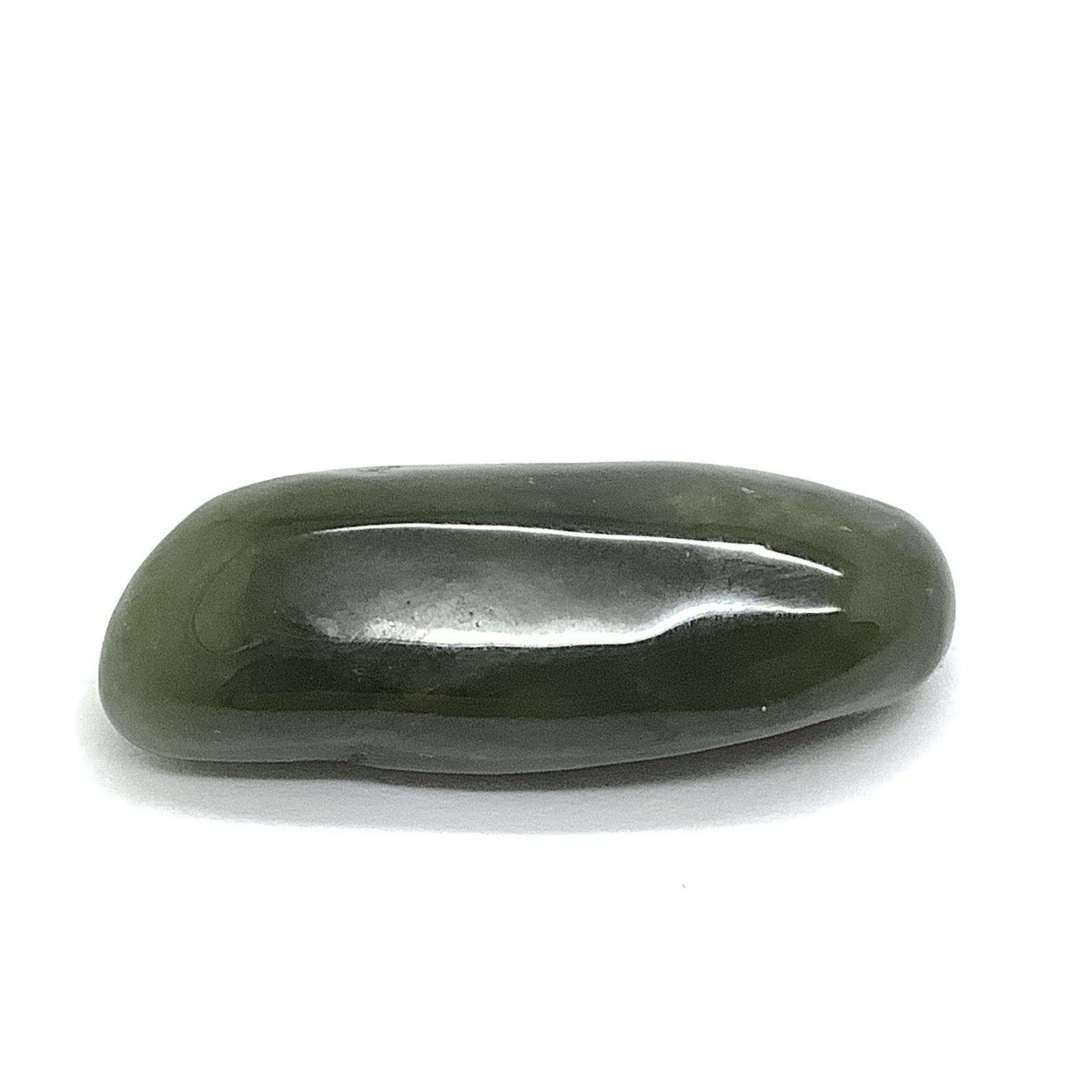 Siberian Jade Pebble Green Nephrite Jade Stone Specimen Siberia 8g
