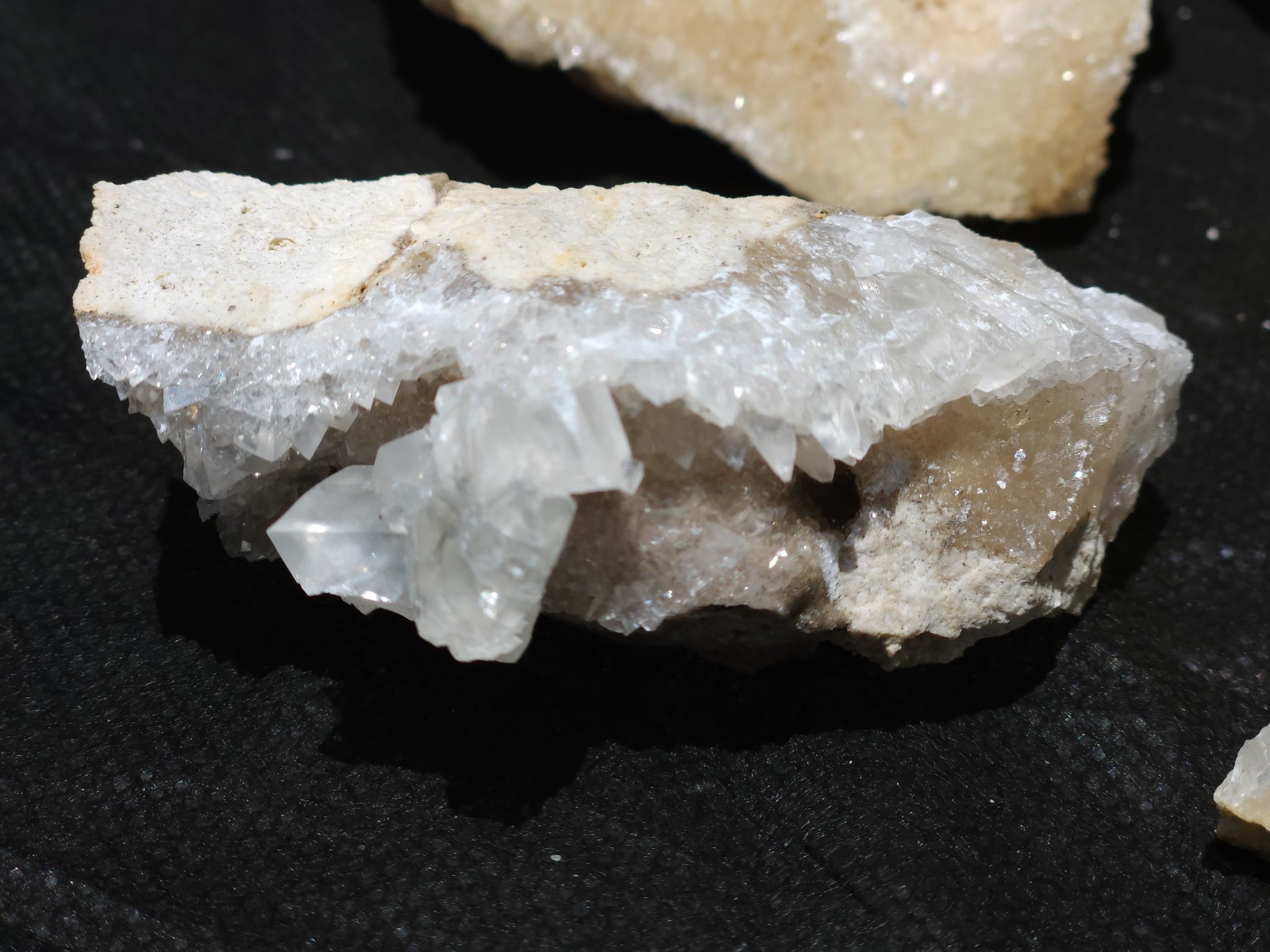 Florida Calcite Crystal Collection 5 pieces LOT Honey Clusters UV Mineral