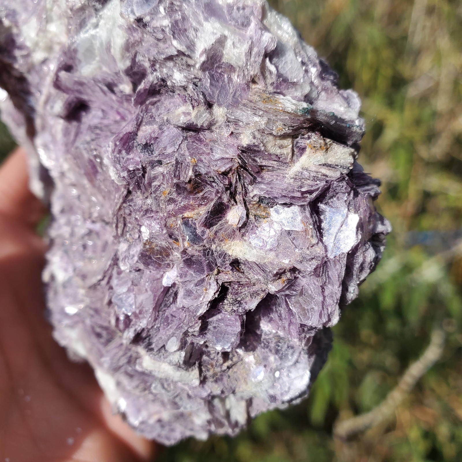 Raw Mica Lilac Pink Purple Flashy Sparkly Display Rock | A Grade | 766 grams