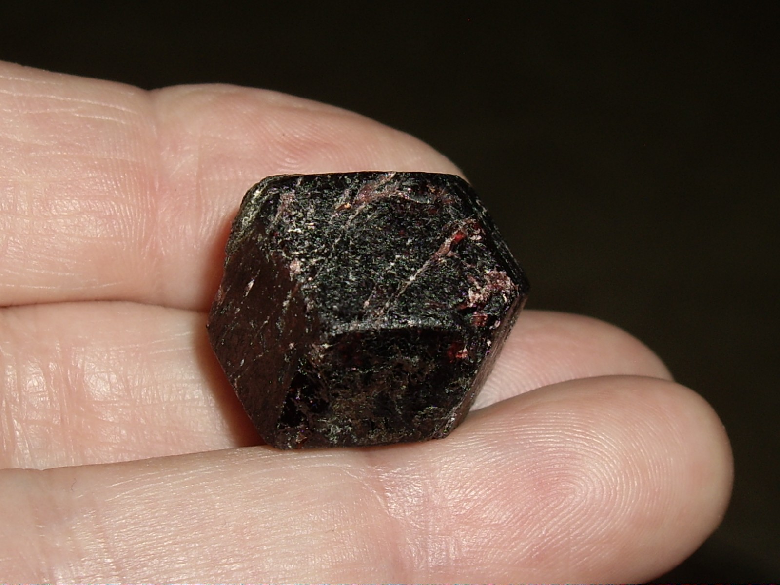 Deep Red Medium Large Almandine Garnet Crystal 25.5g