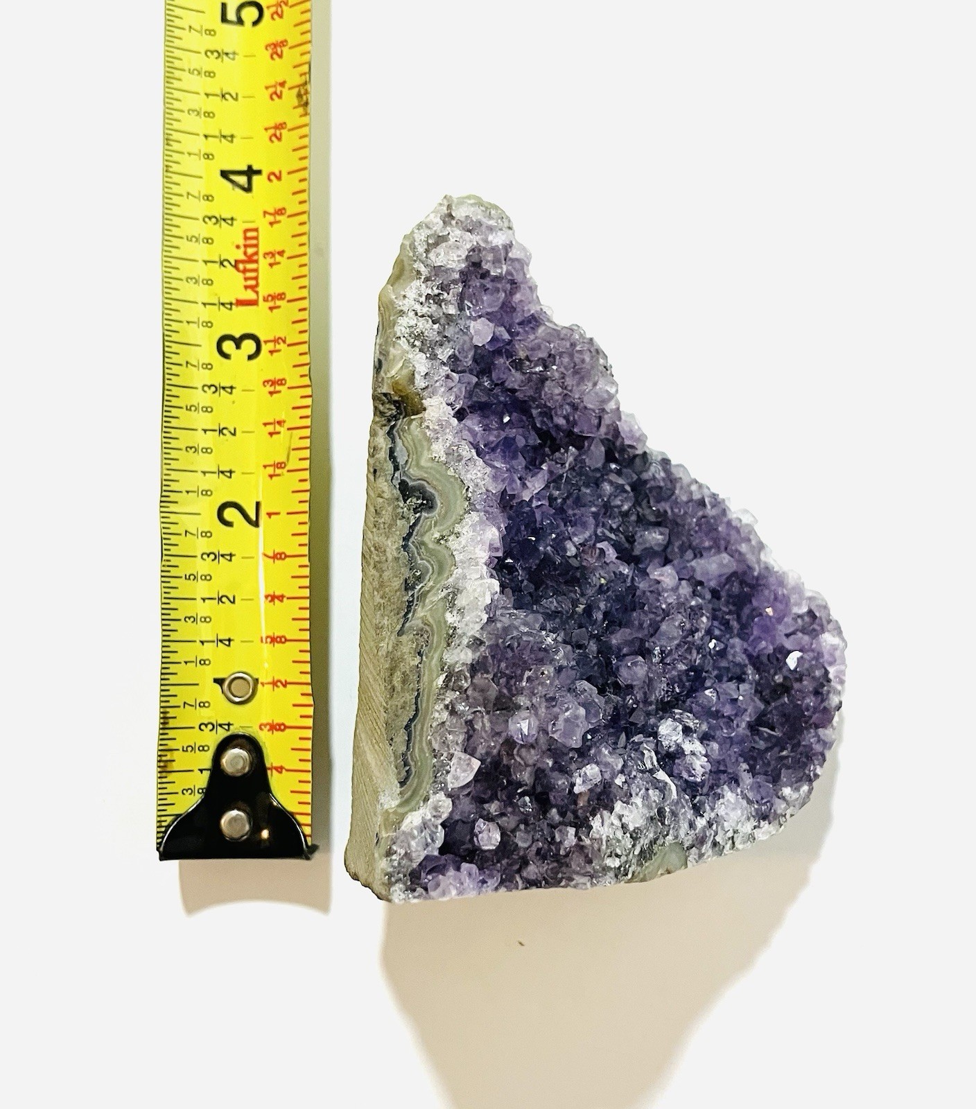 Lot Of 2 Brazilian Natural Purple Amethyst Cluster Specimens 799 grams