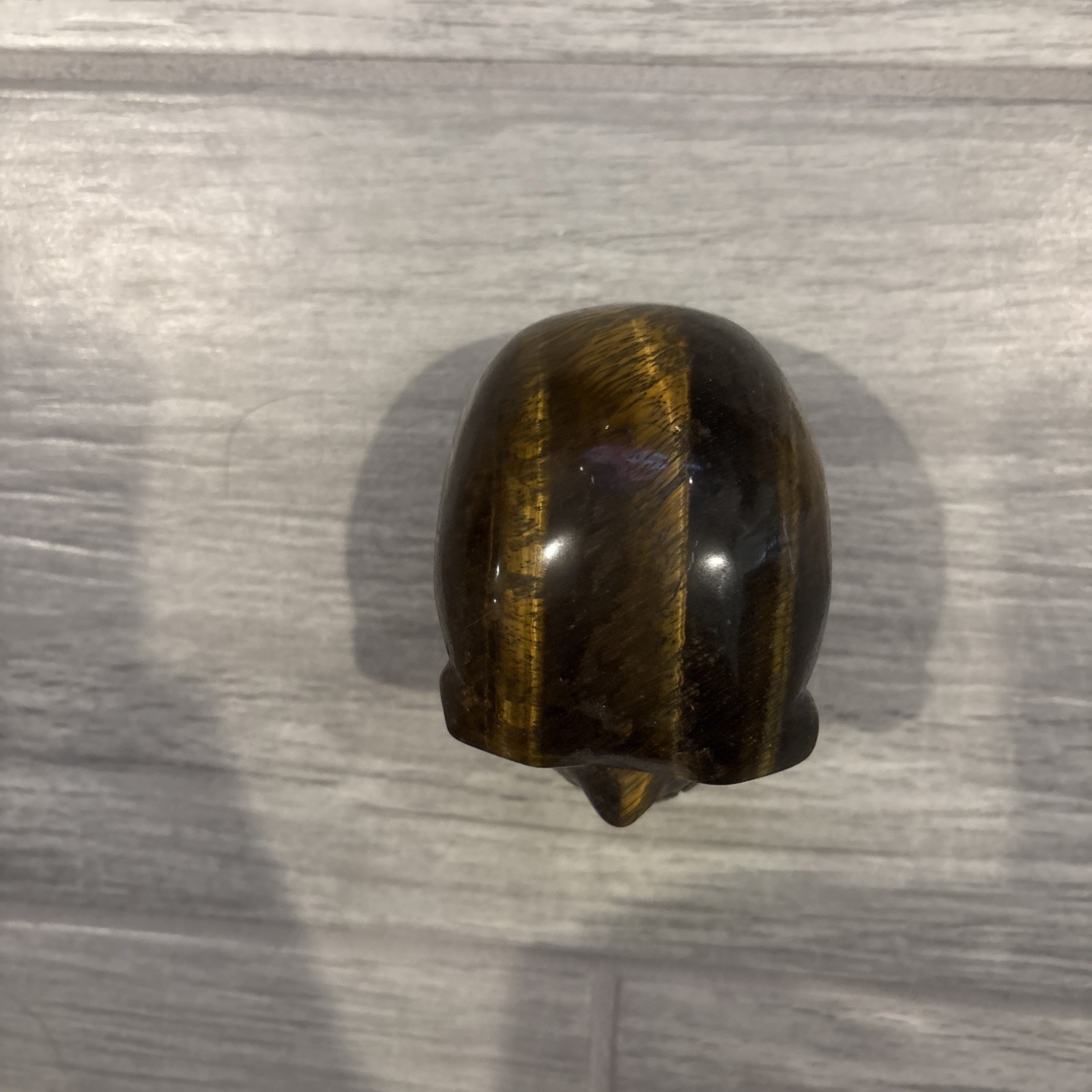 Lot 12 Tiger Iron Eye Items 3”skull , Snake Palm Stone Sphere Egg Chip Bag Flash