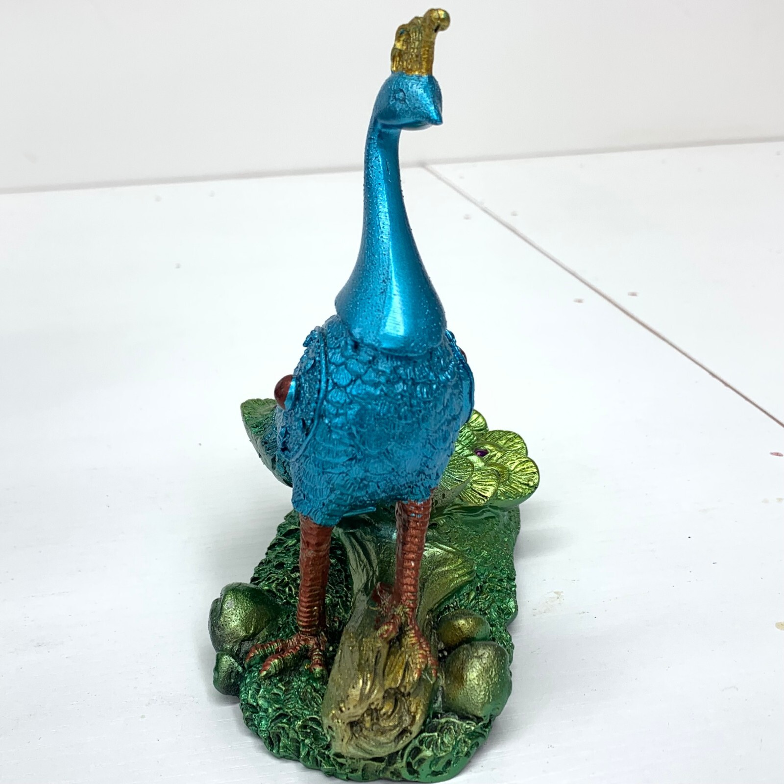 peacock Sphere Resin Holder Stand Base Crystal Ball stand C5