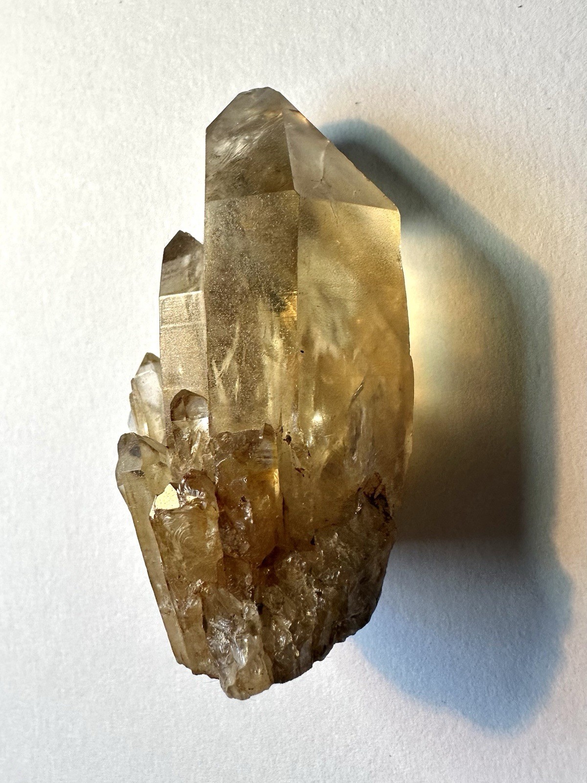 Natural Citrine Crystal Cluster Point Mineral Specimen Congo Africa