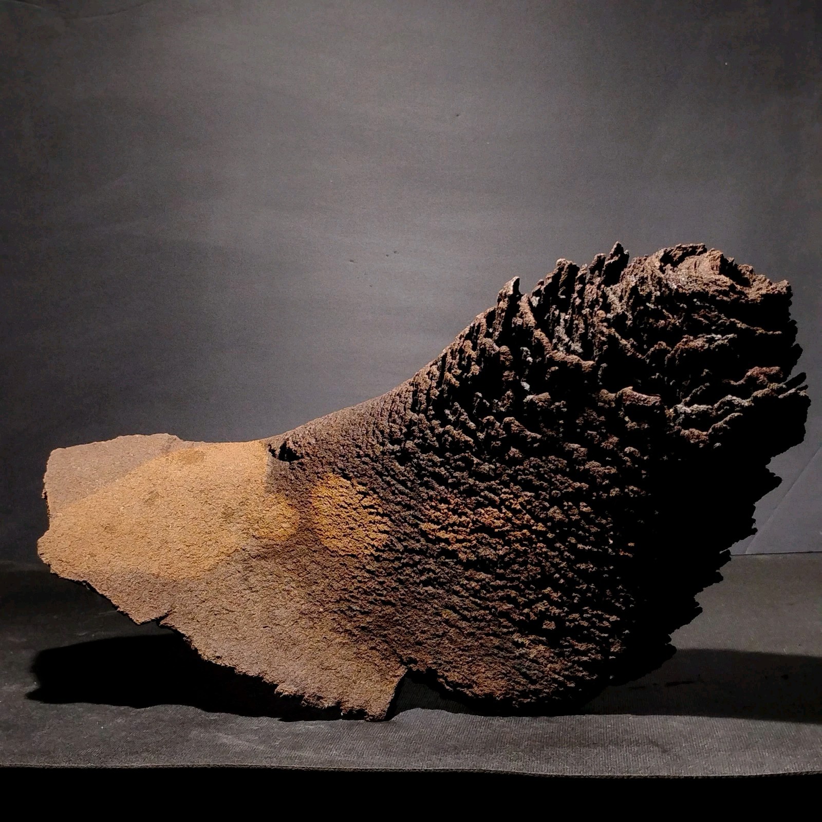 Massive Odd Rare Crystalline Iron Concretion 19.6 Lbs