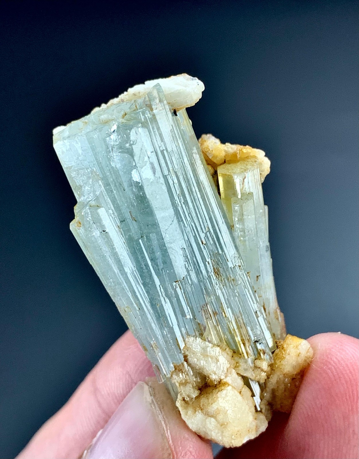 76 Carat Aquamarine Crystal Specimen From Pakistan
