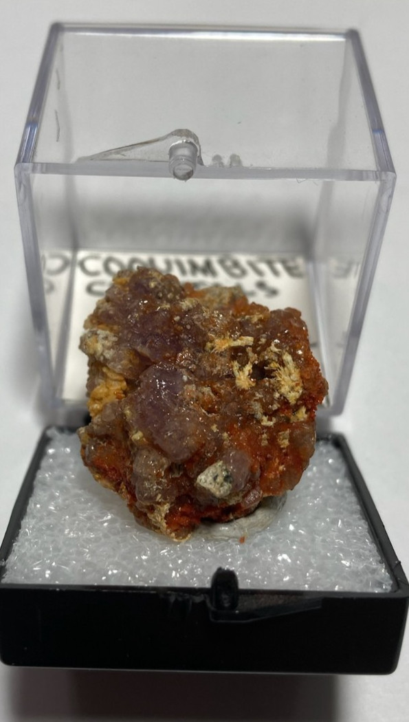 Coquimbite crystals on matrix Thumbnail from Peru