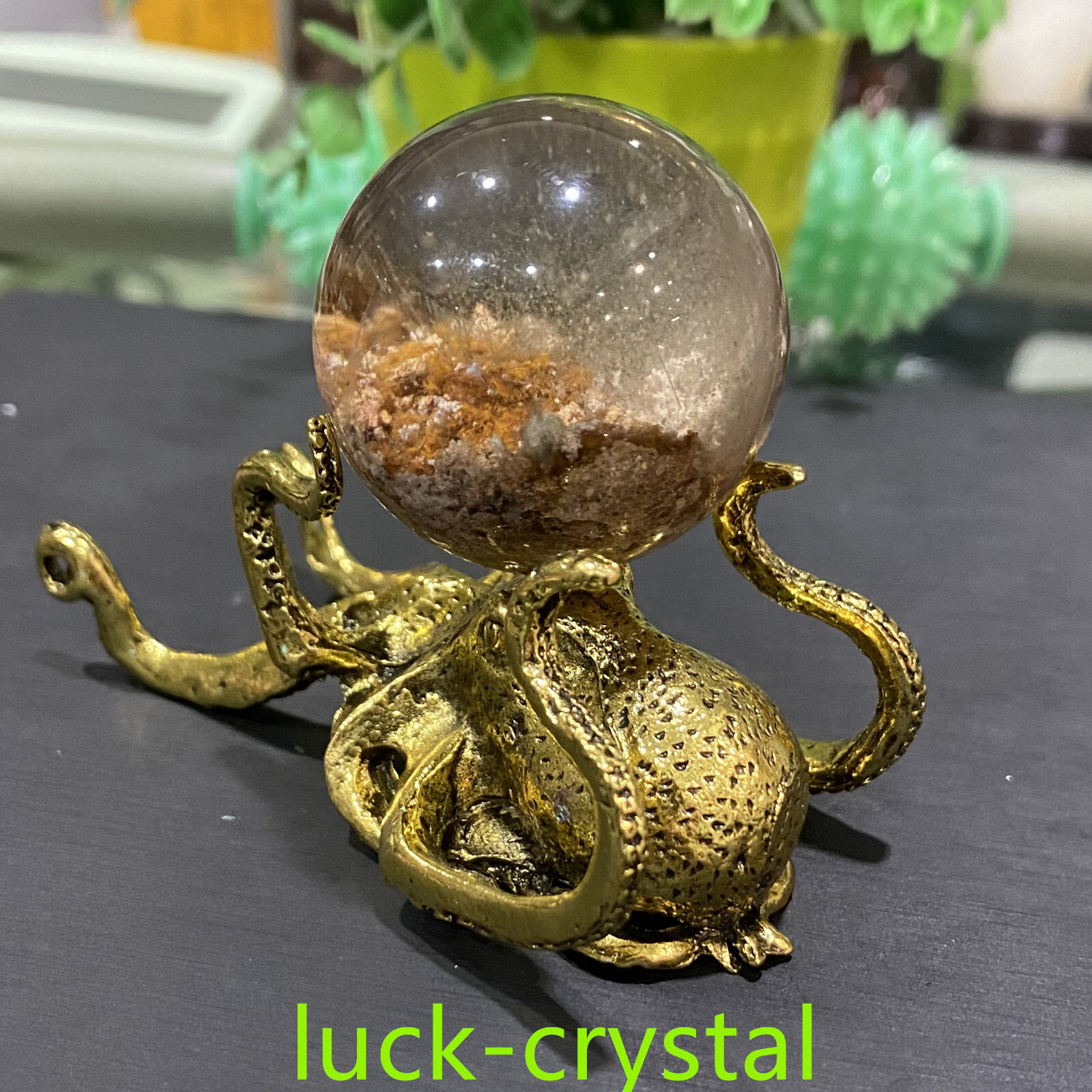 3.6” Sphere Holder Stand Base Nataral Crystal Ball Reiki Healing 1pc,43j37-3
