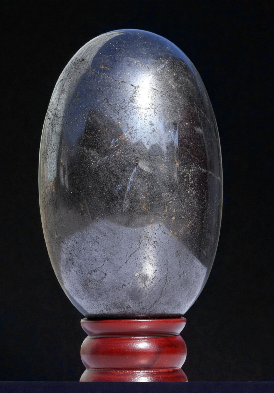 155MM Ilmenite Crystal Magnetite Crystal Lingam Natural Healing Spiritual Decor