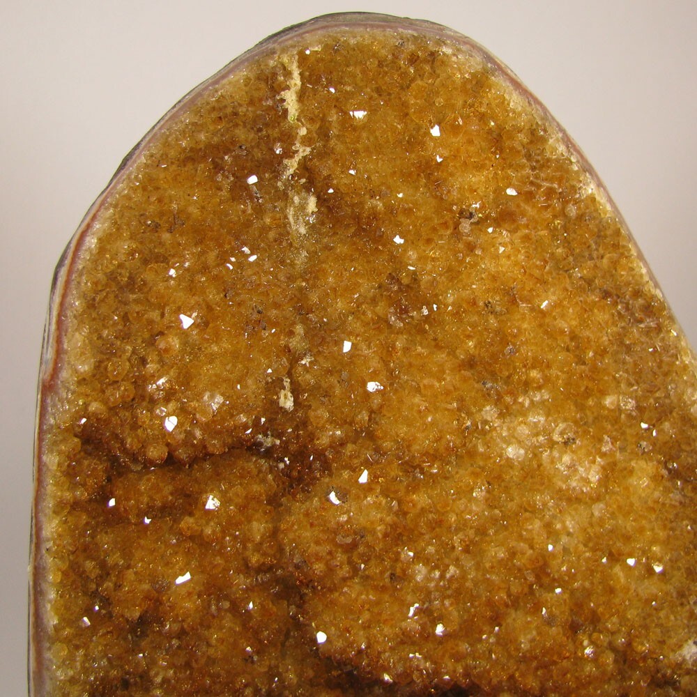 5.7″ Polished CITRINE Crystals Cluster Freeform Standup – Brazil – 4 lbs.