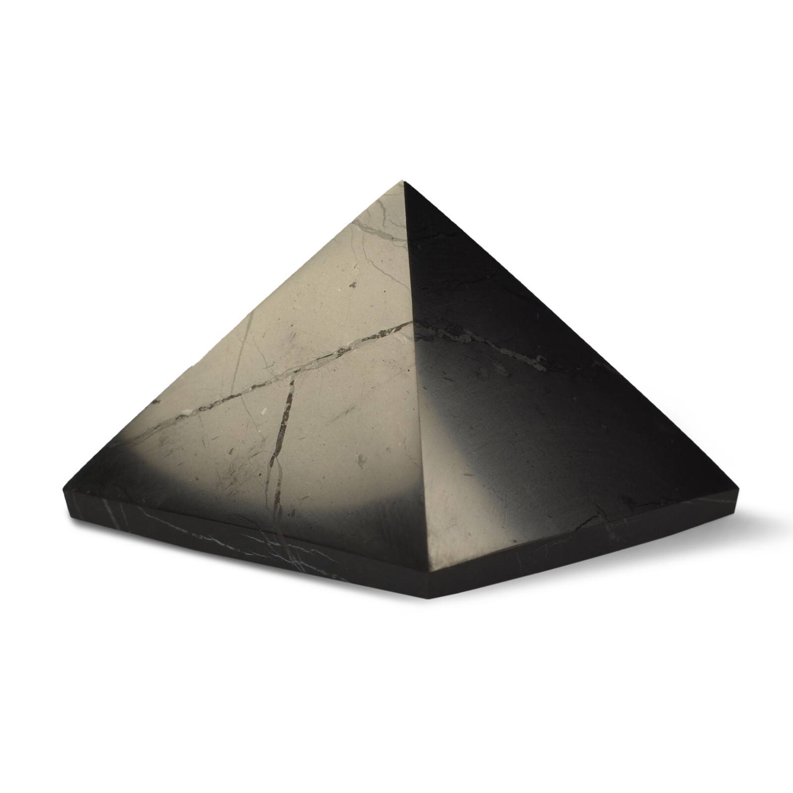 Shungite World Shungite Pyramid – Various sizes ( Polished or Unpolished )