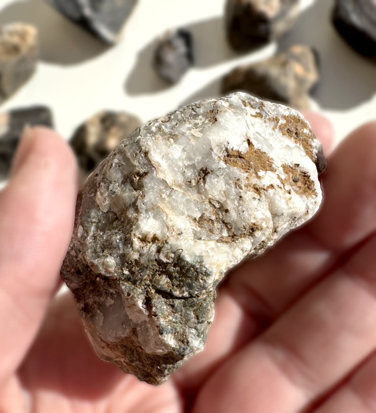 2 1/2 Lb Lot of Beautiful Arizona Lightning stones raw and lapidary rough