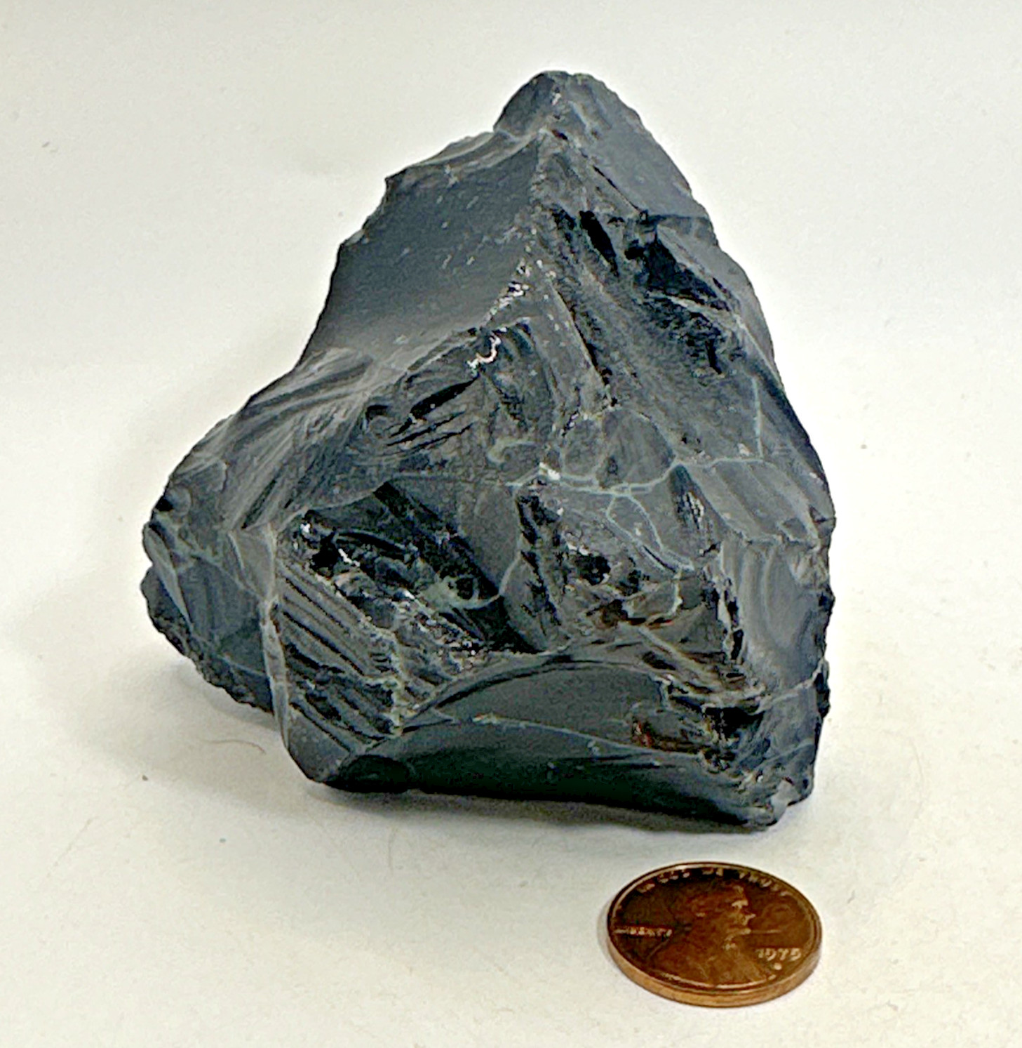 Beautiful Spider Web Obsidian Specimen 259 Grams
