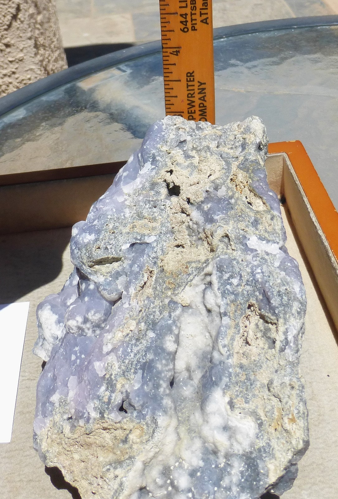 LARGE Purple/lilac Smithsonite specimen from El Refugio Mine Mexico 3lb. 2.5 oz.