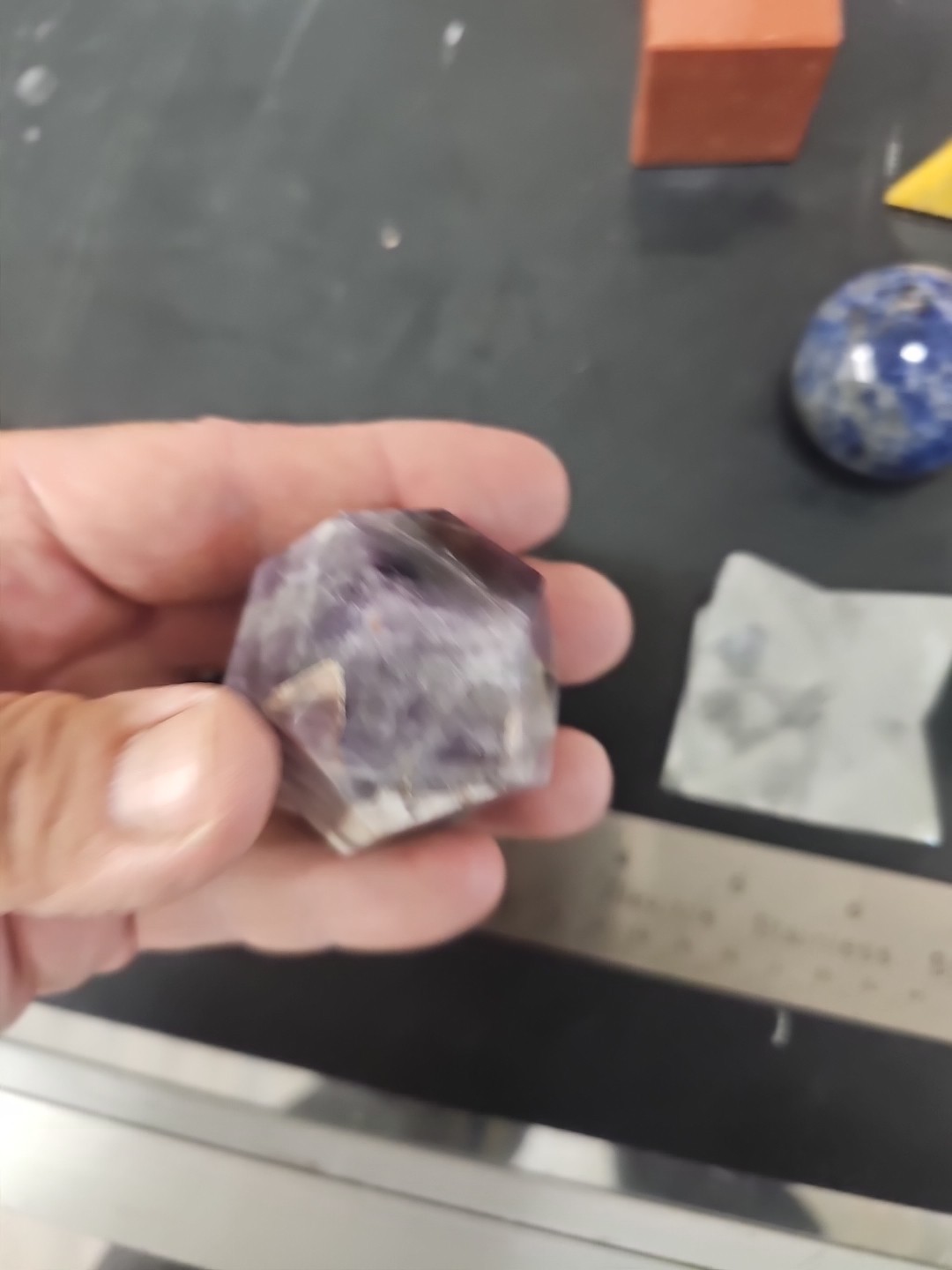 Sacred Geometry Gemstone Set: Platonic Solids & Energy Stones Extra Large