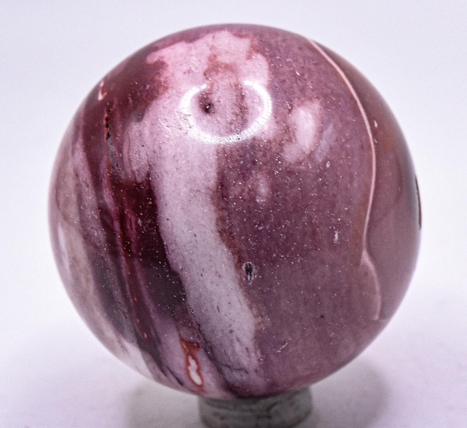 49mm Purple Lilac Mookaite Jasper Sphere Polished Natural Mineral Ball Australia