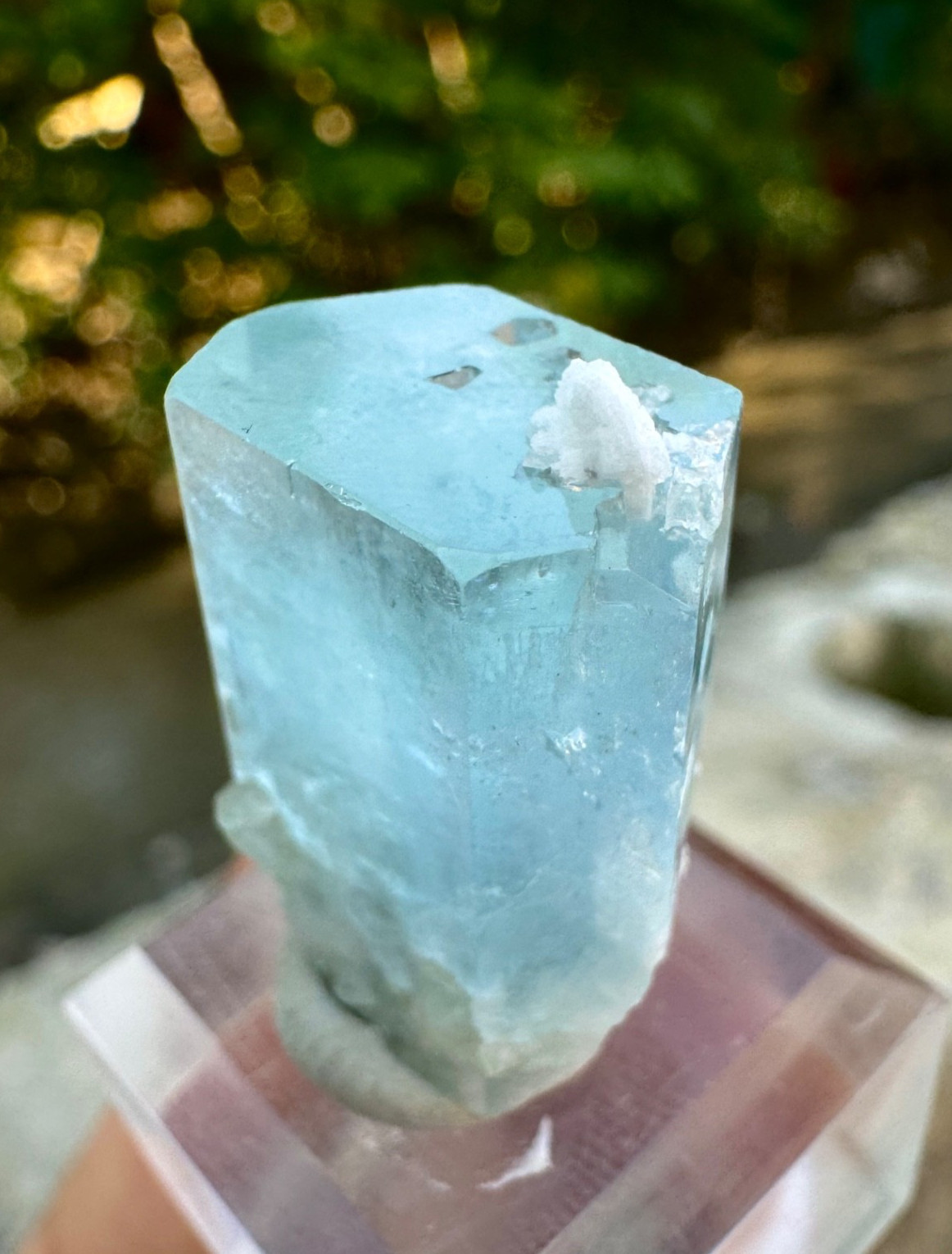 Natural Sky Blue Terminated Aquamarine Combine Crystal , 40 Carats @ Minerals