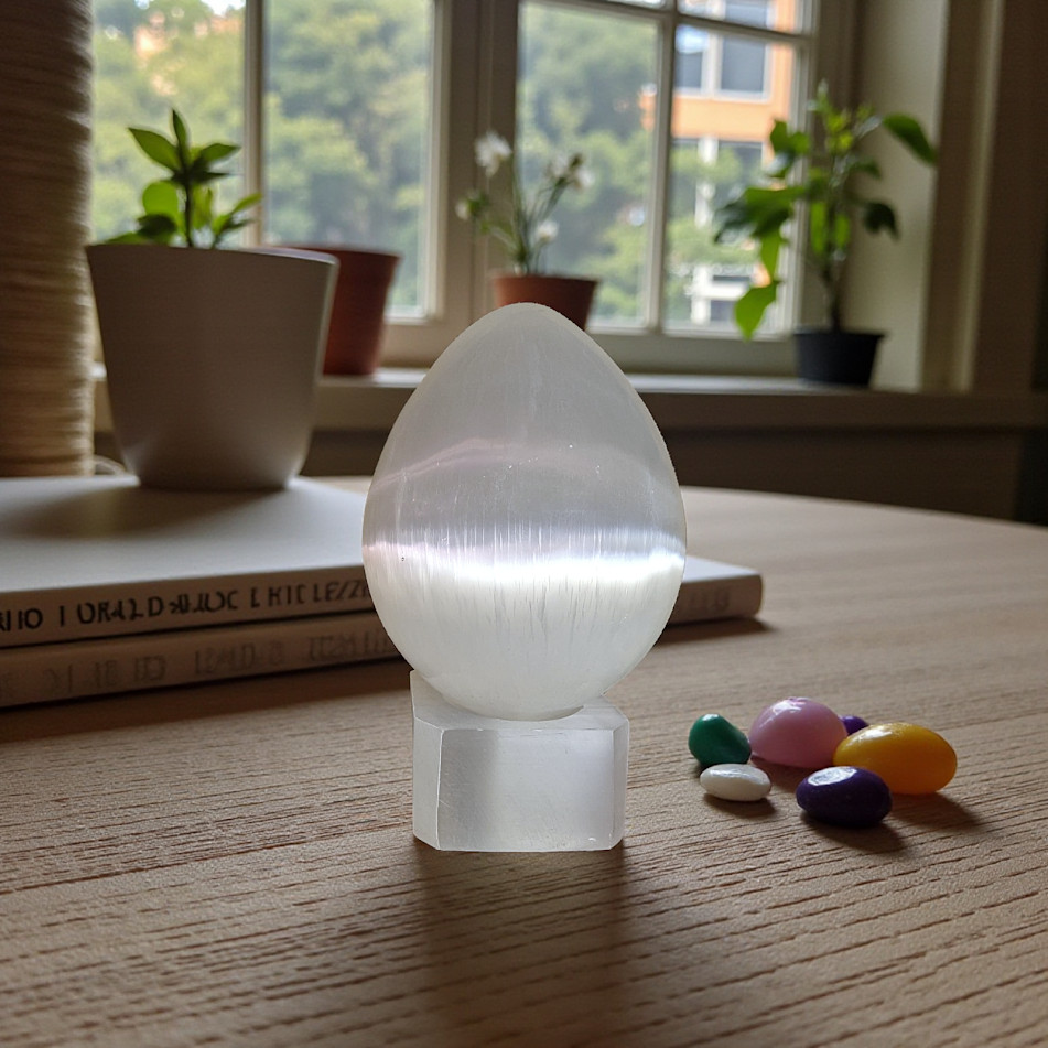 Cube Sphere Stands – Rose Quartz, Obsidian, Opalite, Amethyst, Selenite & Glass