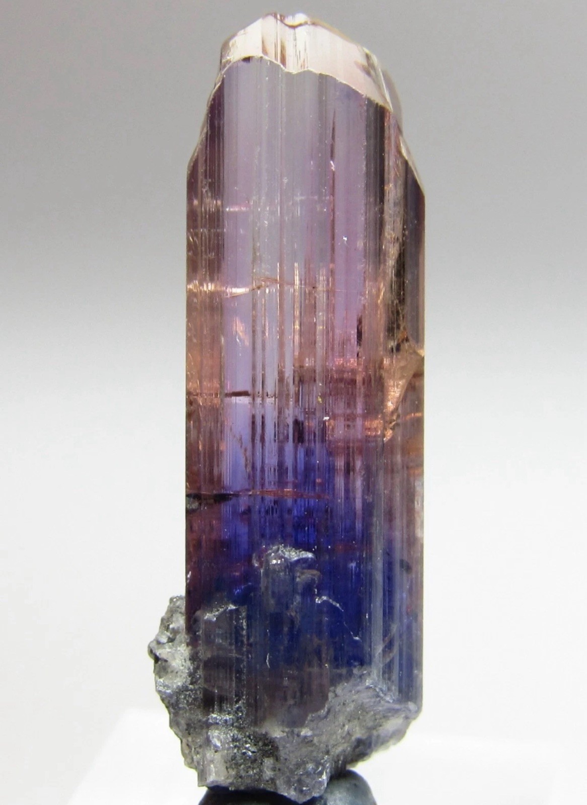 MIRACULOUS ULTRA RARE UNHEATED FANCY COLOR GEM TANZANITE CRYSTAL!!! TANZANIA