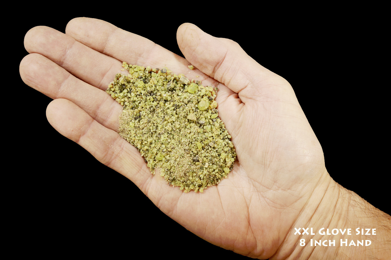 PERIDOT Sand 1/8″ 2 Ounce Bag Inlay Jewelry Natural Rocks and Minerals Specimen