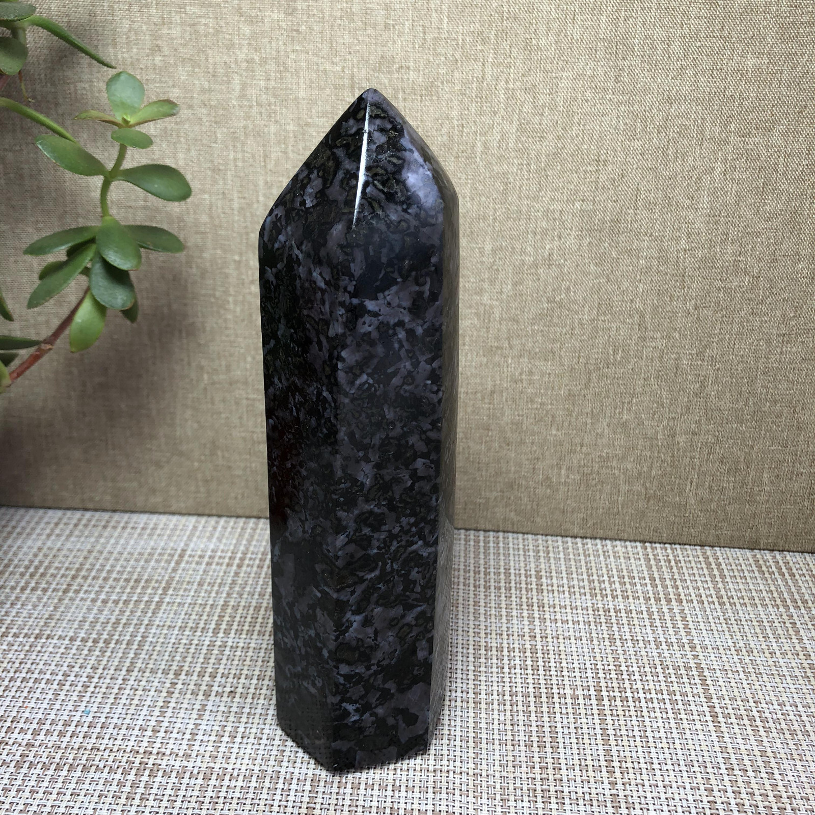 675g Natural Fireworks Stone Crystal Wand Point Healing free standing A2886