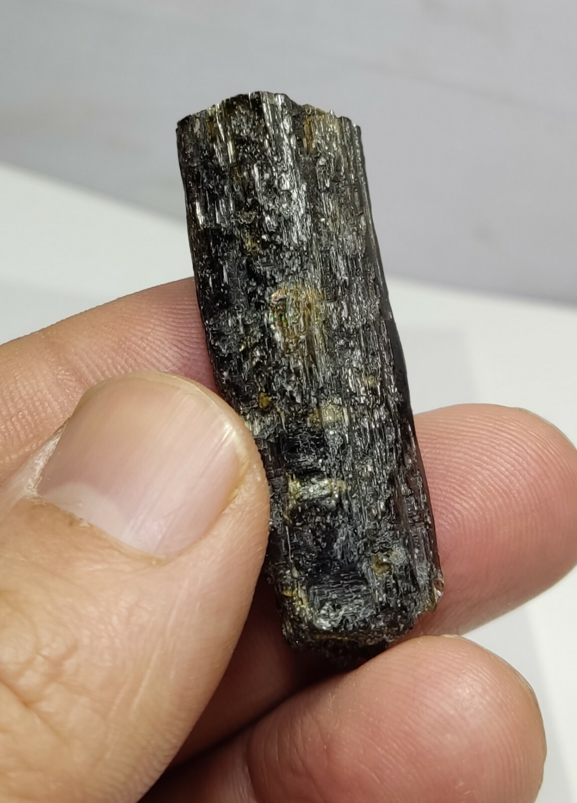 Natural etched epidote crystal 15 grams