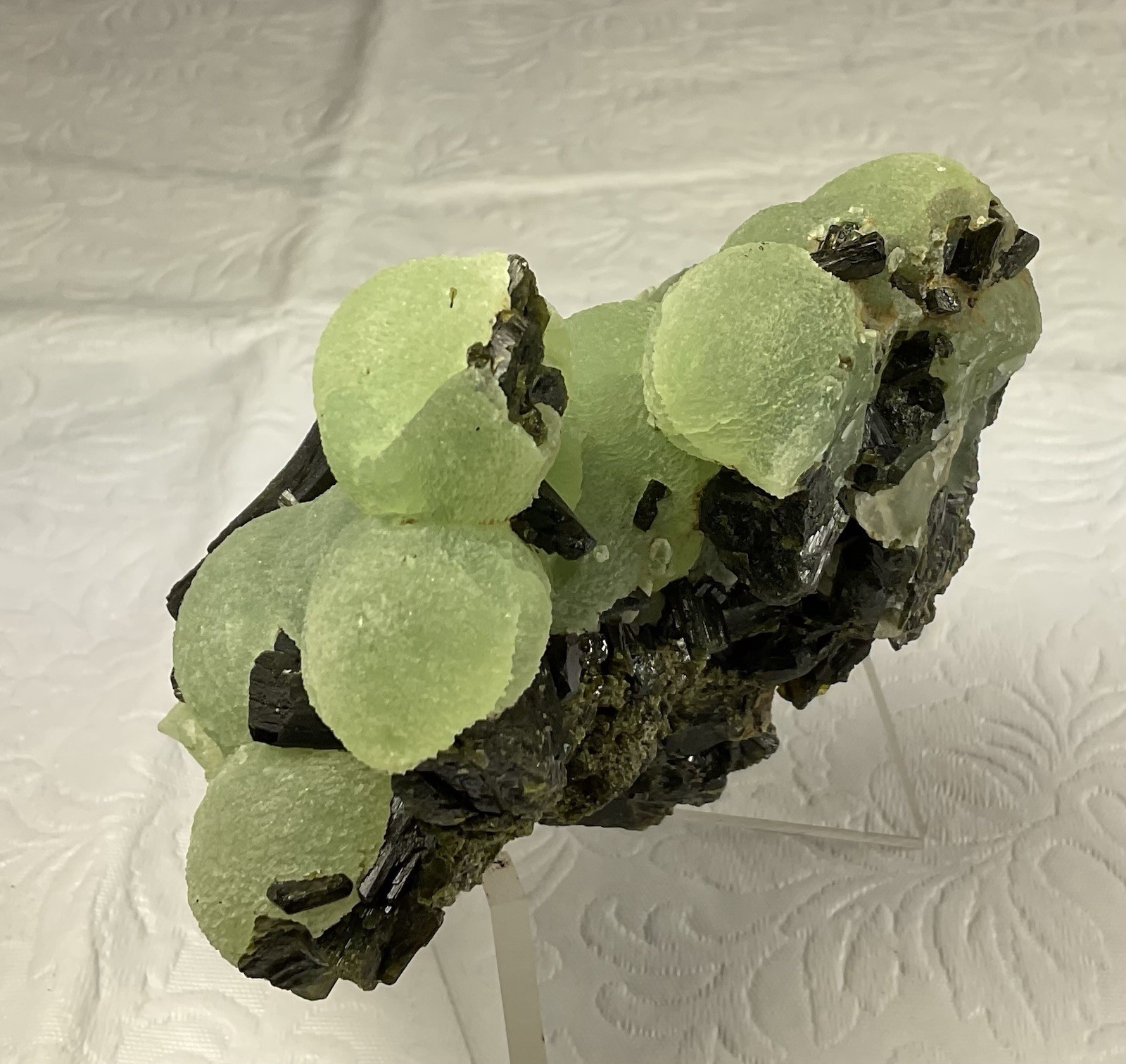 Botryoidal Prehnite and Epidote – Kayes Region, Mali, Africa.