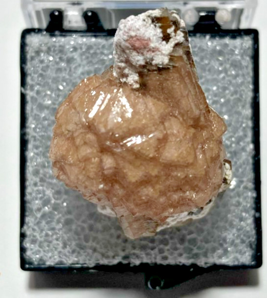Exquisite VERY Rare Poldervaartite (Olmiite variety) & minor Calcite. S.A.