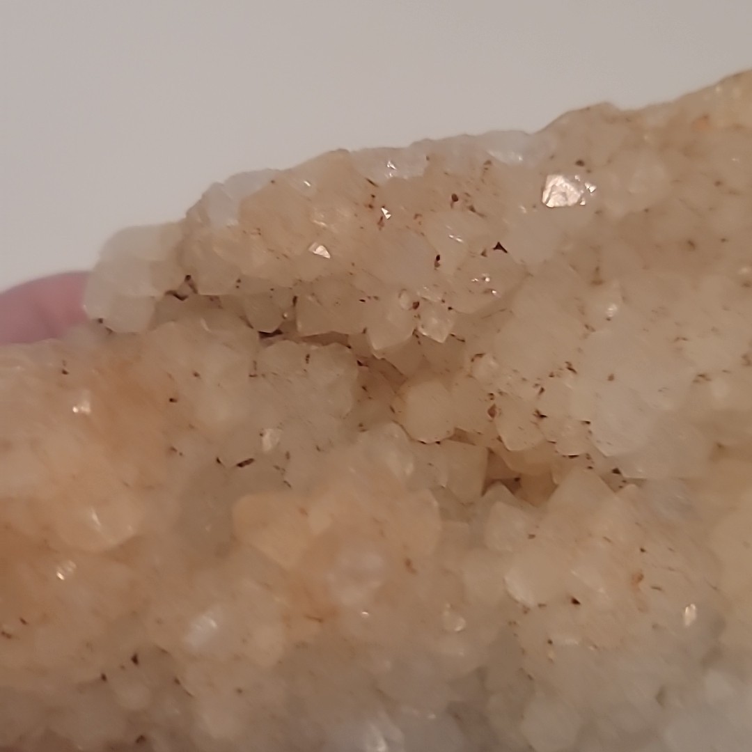 Calcite Crystal Cluster Specimen White Quartz 5.25″ x 4″ Natural Display Peice